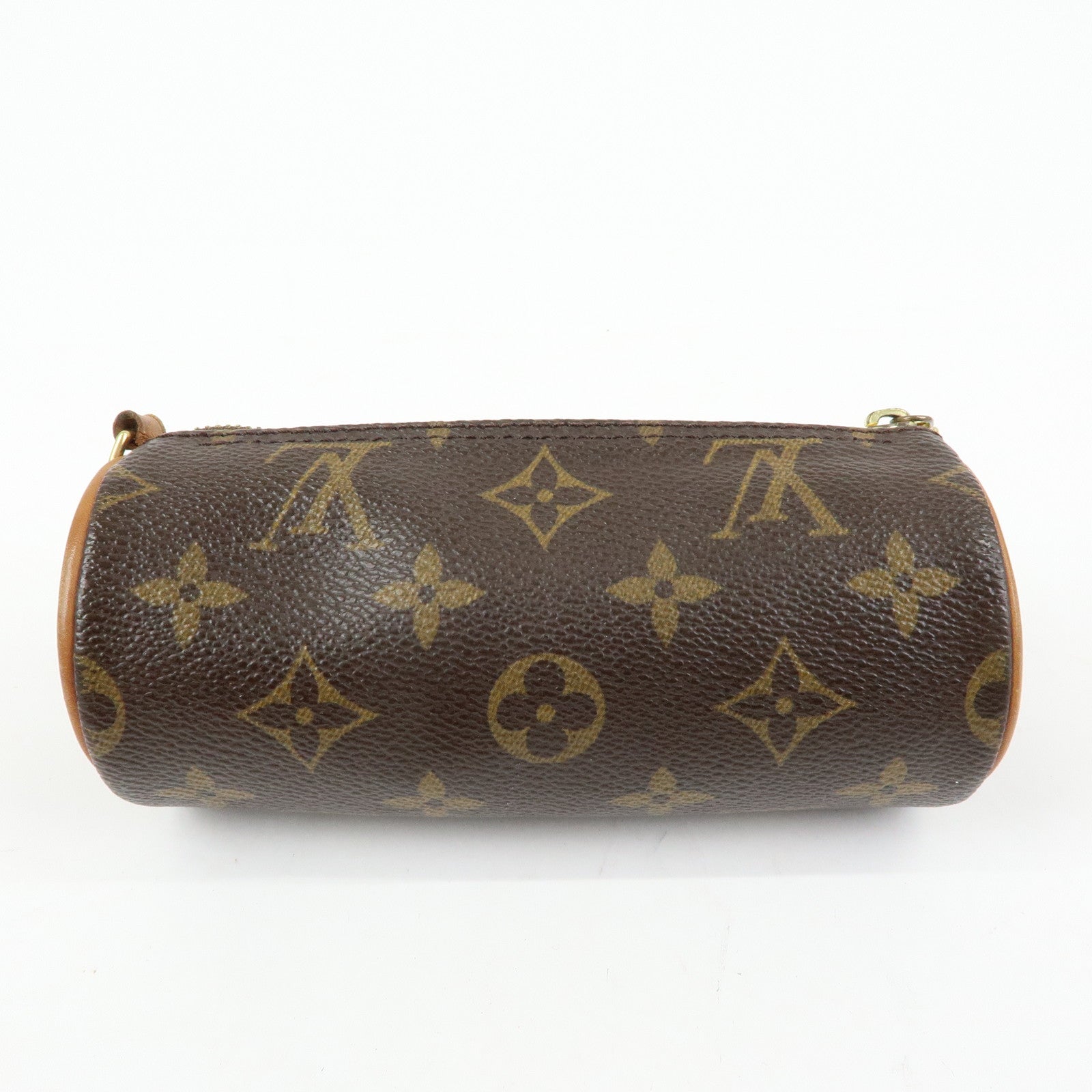 Louis Vuitton Monogram Set of 2 Pouch for Papillon Bag Brown Used