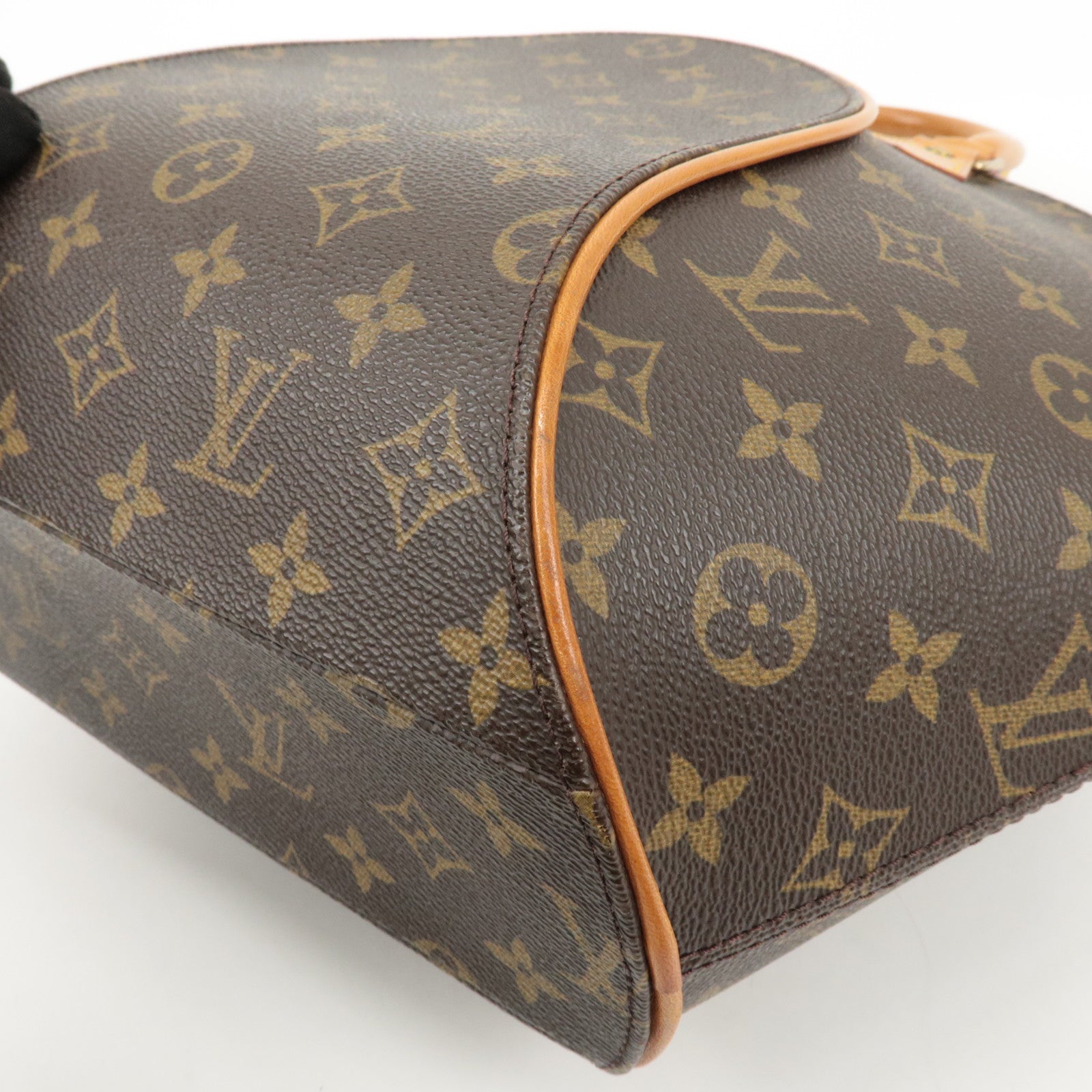 Louis Vuitton Monogram Ellipse MM Hand Bag Brown M51126 Used