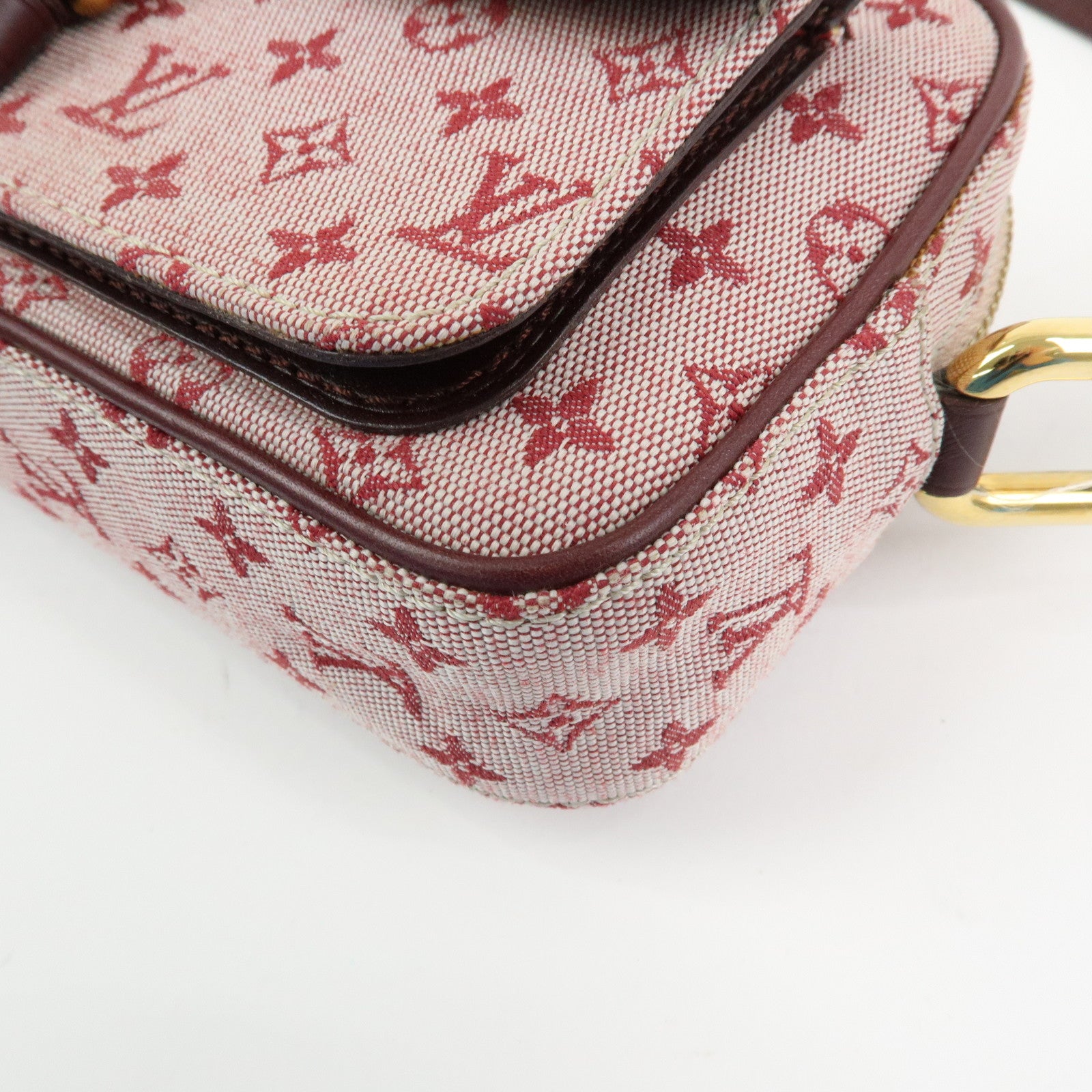 Louis Vuitton Monogram Mini Canvas Juliette Shoulder Bag Cherry