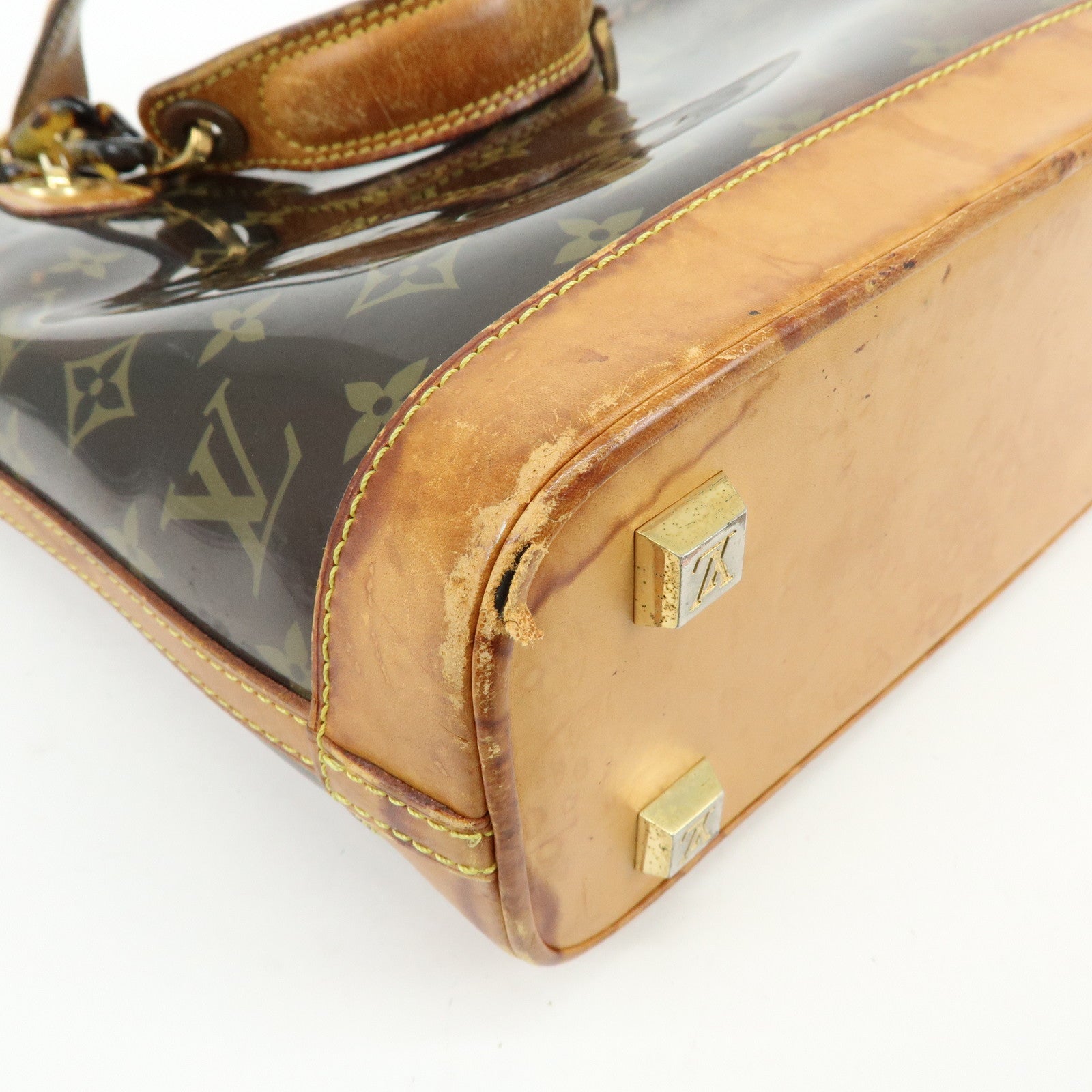 Louis Vuitton Monogram Cabas Ambre PM Tote Bag Clear Brown M92502