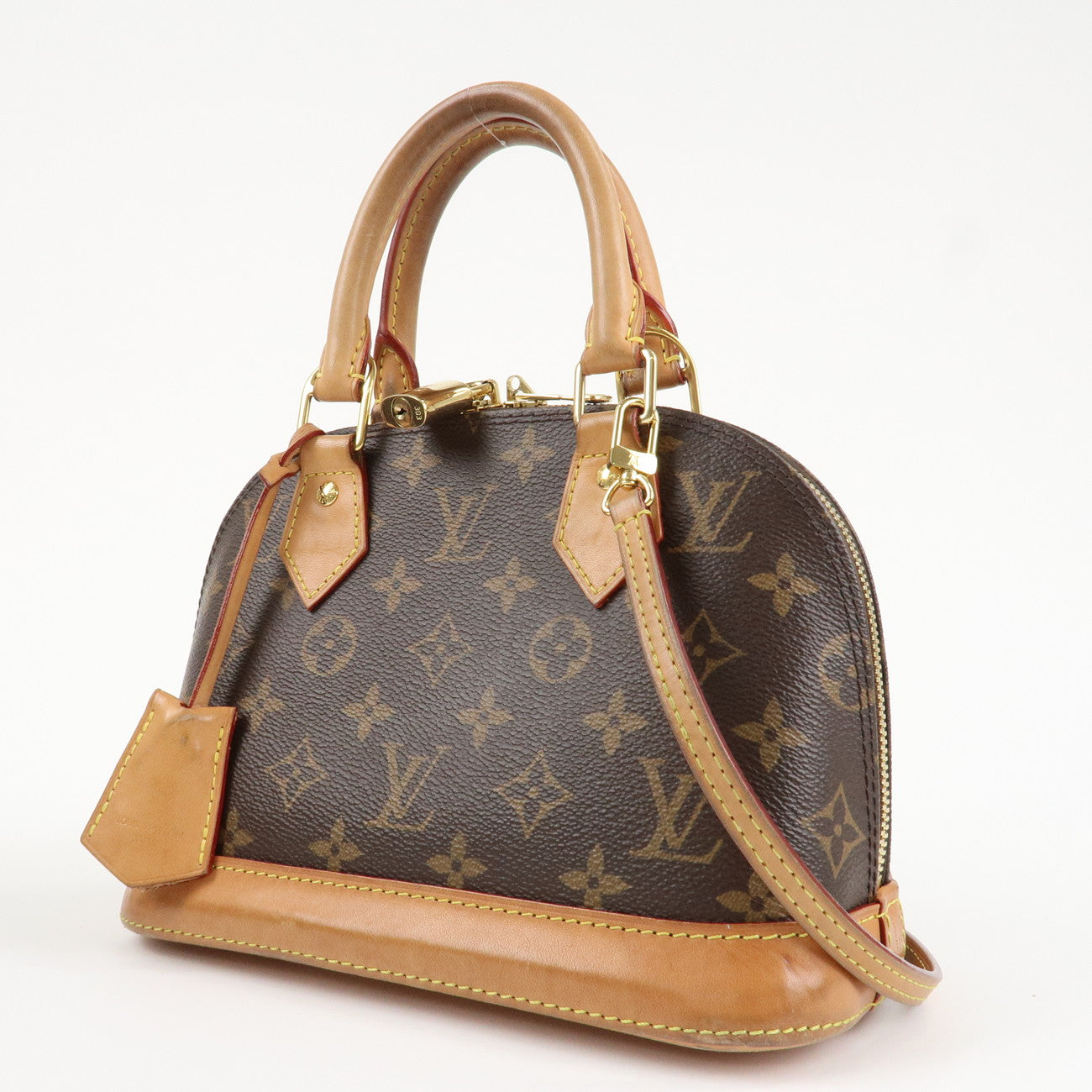 Louis Vuitton Monogram Alma BB 2Way Bag New Style M46990 Used