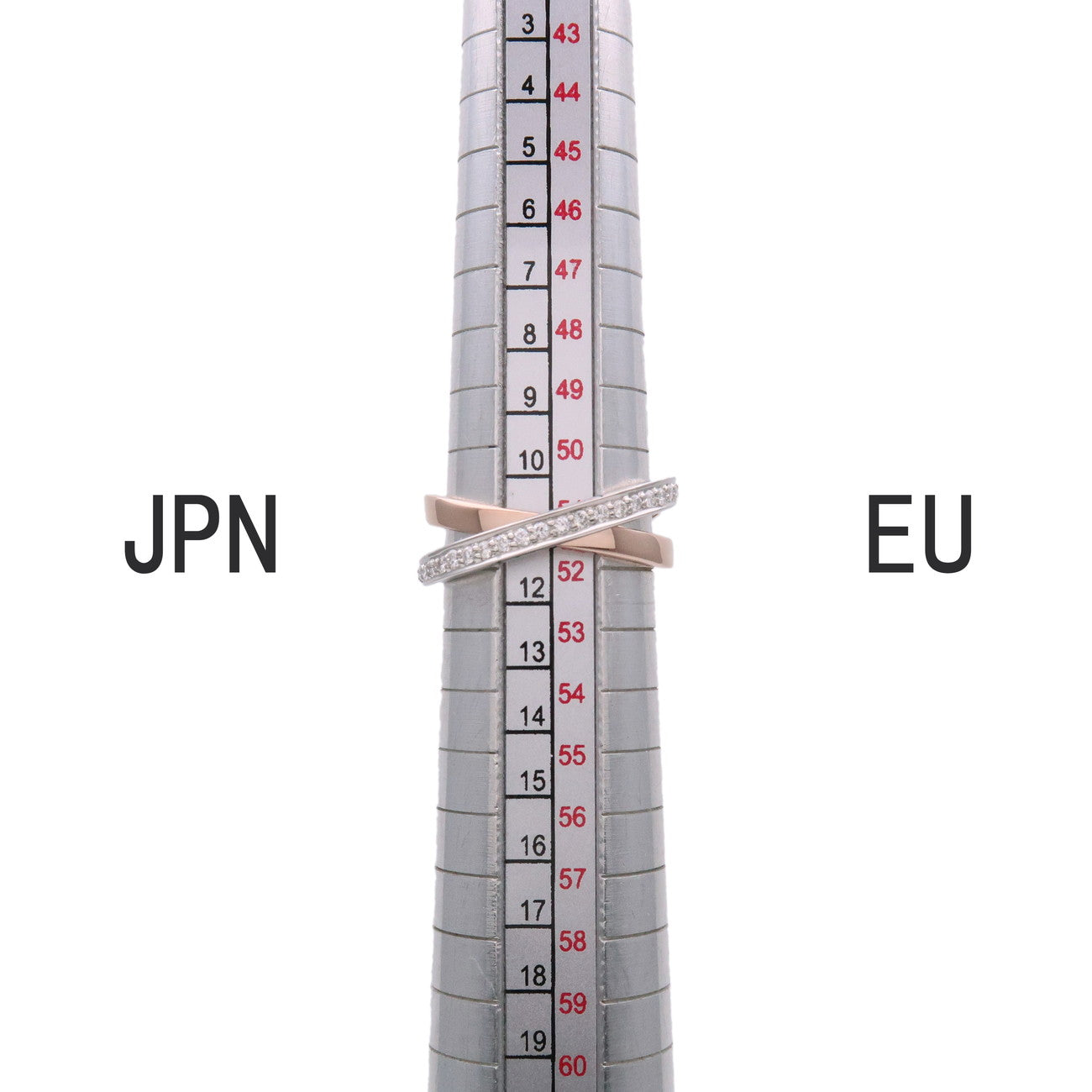 VENDOME AOYAMA Diamond Ring PT900 750PG Platinum Rose Gold US5.5-6