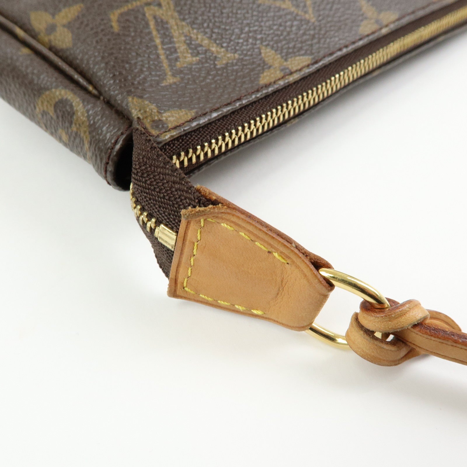 Louis Vuitton Monogram Pochette Accessoires Pouch Hand Bag M51980