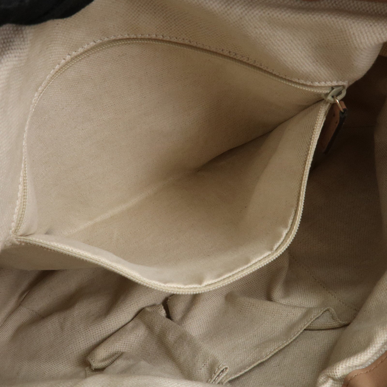 GUCCI Sukey Canvas Leather Shoulder Bag Beige Pink Gold HDW 232955 Used