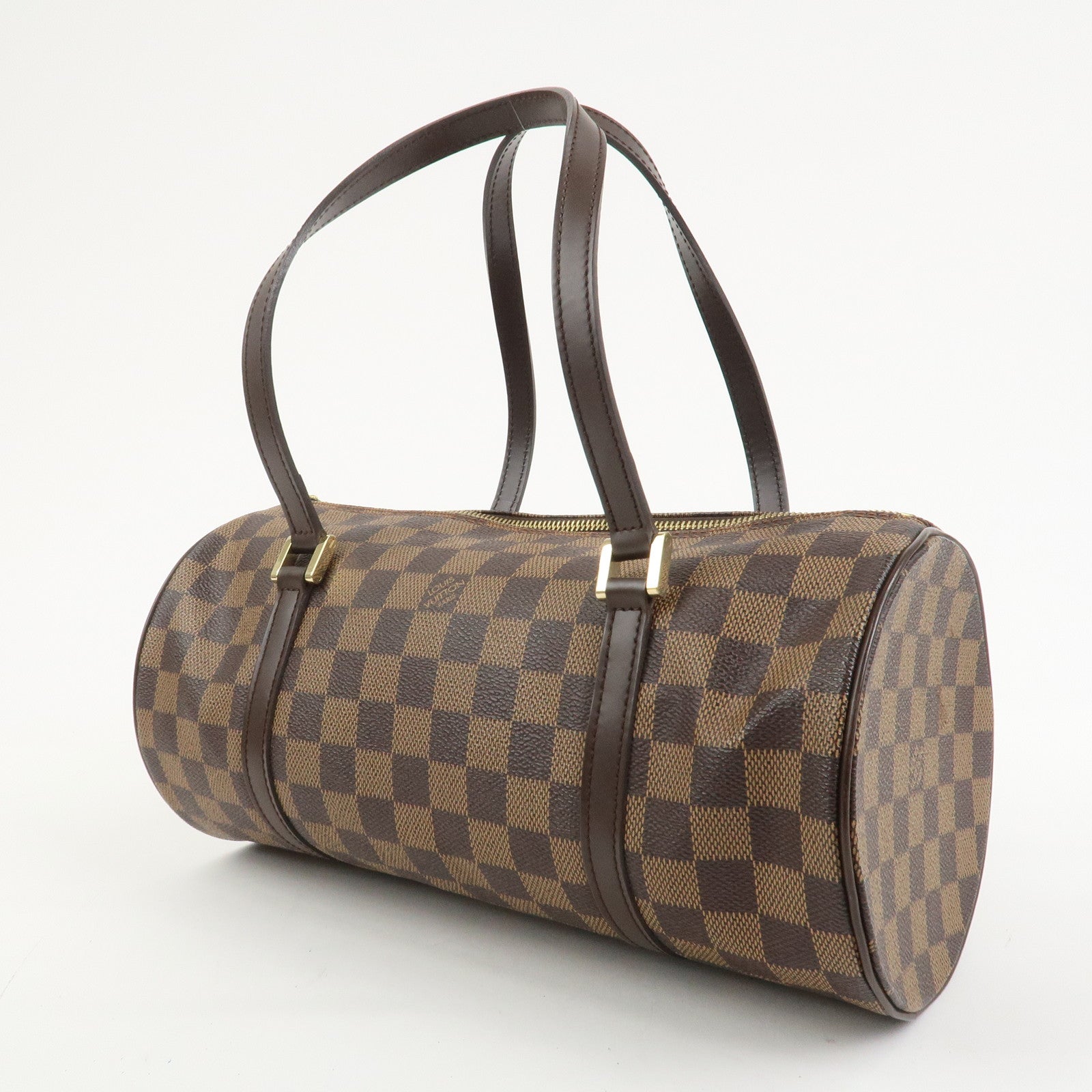 Louis Vuitton Damier Ebene Papillon 30 Hand Bag Brown N51303