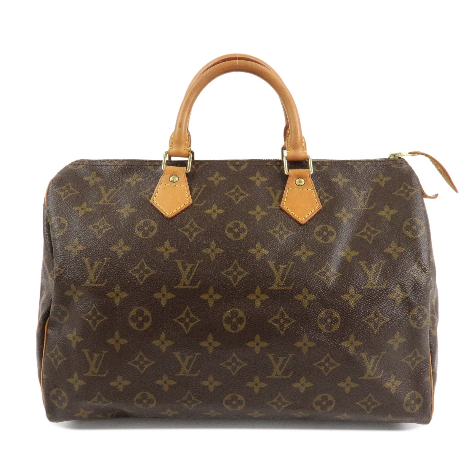 Louis Vuitton Monogram Speedy 35 Hand Bag Boston Bag M41524 Used