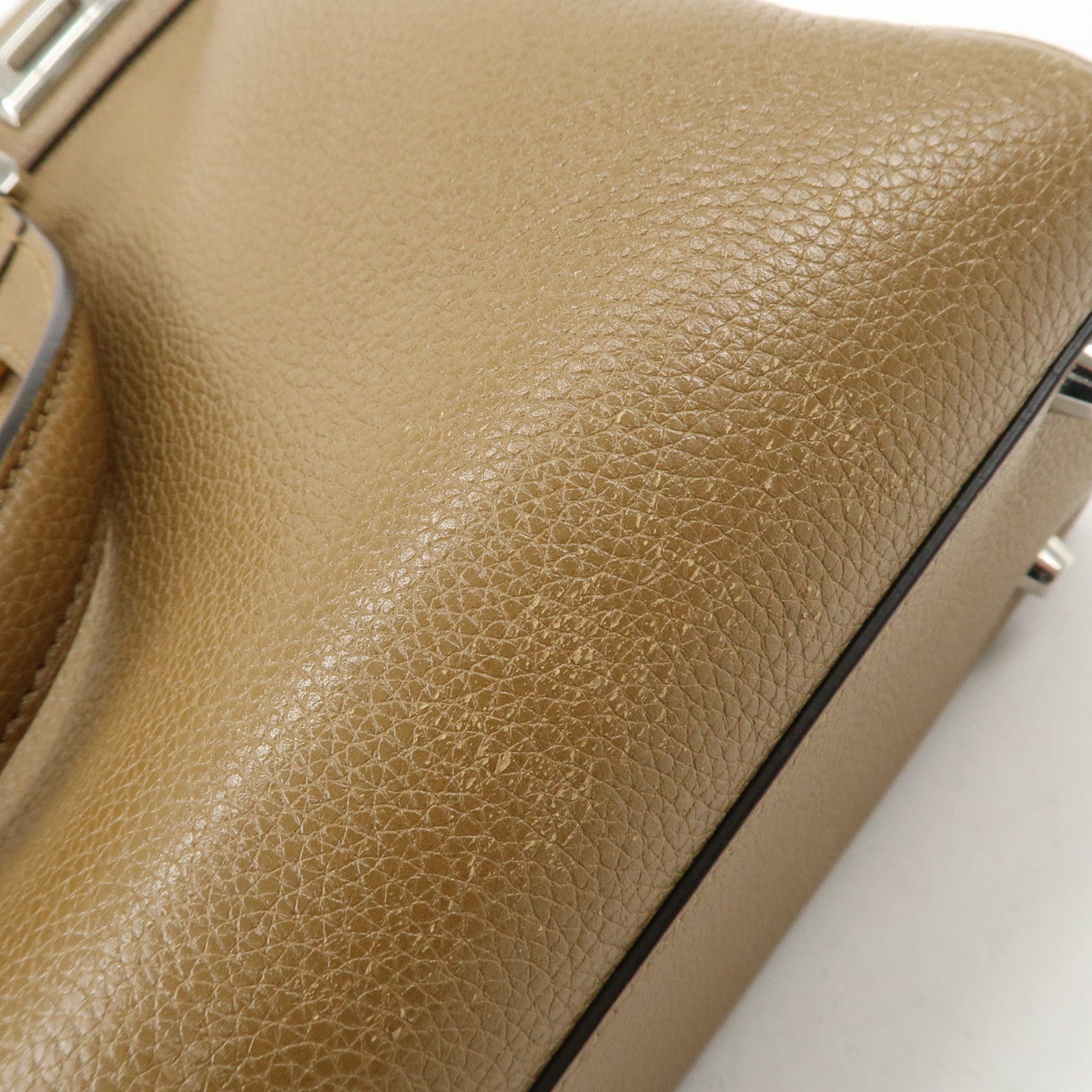 GUCCI Zumi Leather 2Way Bag Hand Bag Shoulder Bag Brown 569712