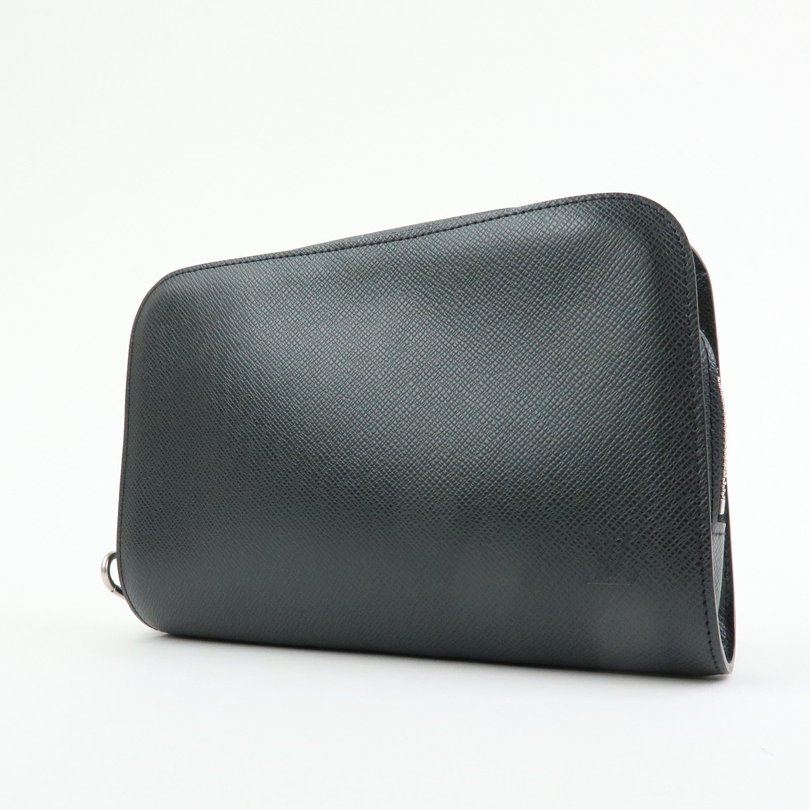 Louis Vuitton Taiga Baikal Leather Clutch Bag Pouch Ardoise M30182