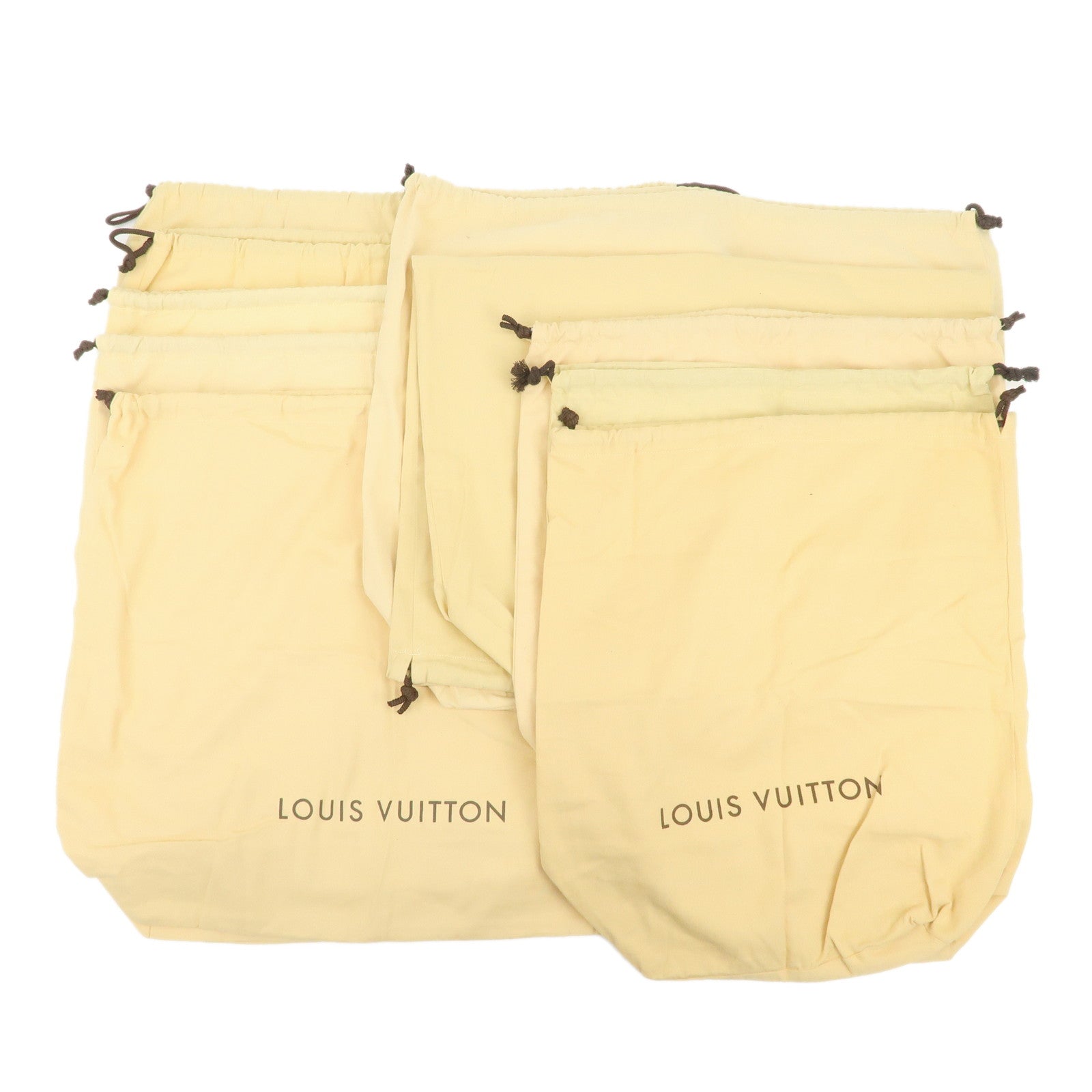 Louis Vuitton Set Of 10 Dust Bag Storage Bag Drawstring Style