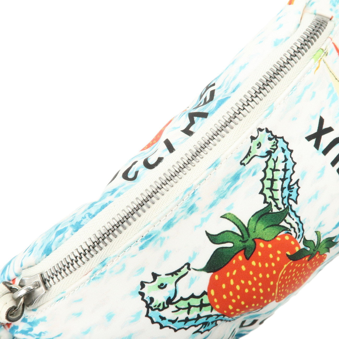 GUCCI Children's Body Bag Waist Bag Multicolor White Blue 502095