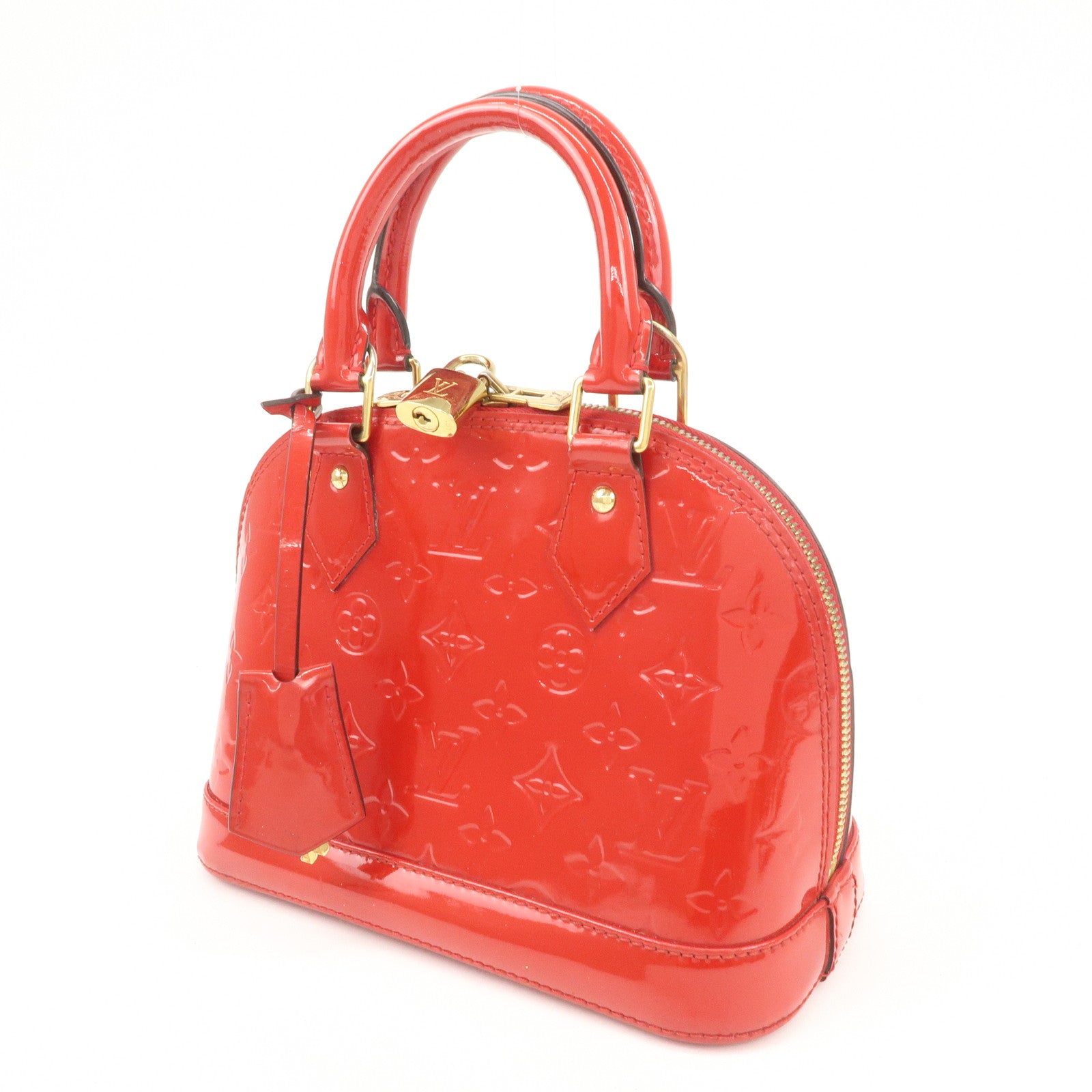 Louis Vuitton Monogram Vernis Alma BB 2Way Shoulder Bag M90174 Used
