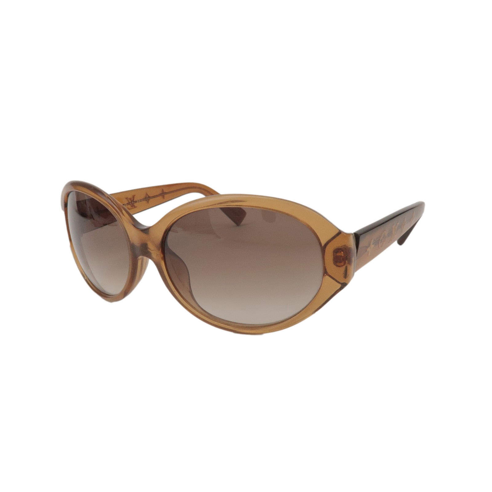 Louis Vuitton Obsession Rond Plastic Sunglasses 59□17 Brown Z0032E