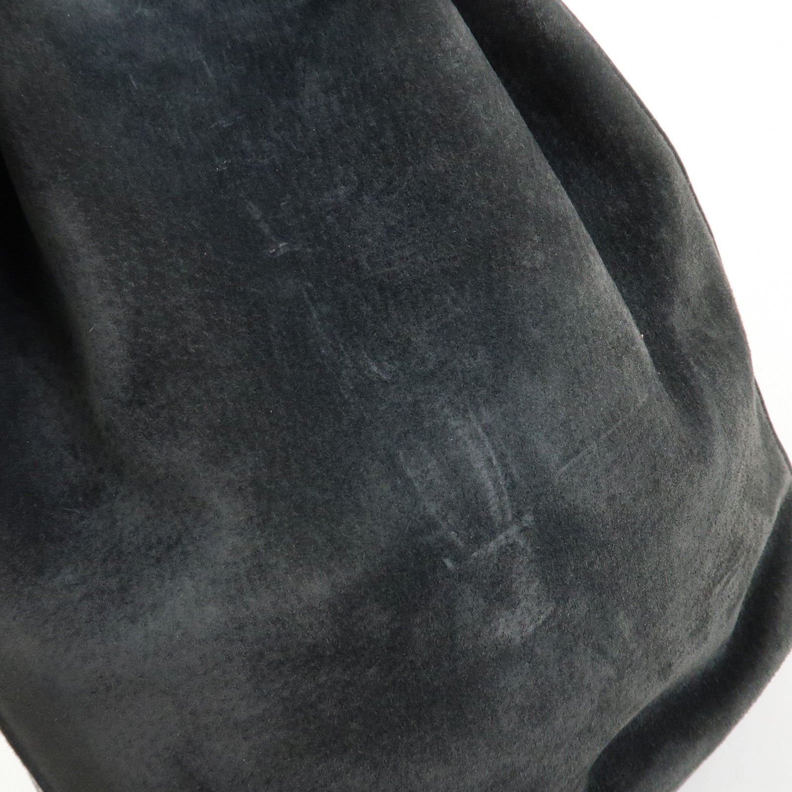 GUCCI Bamboo 2Way Bag Hand Bag Shoulder Bag Dark Navy 001繝サ2865