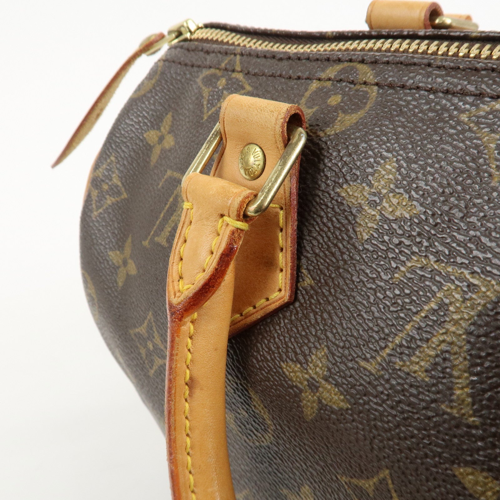 Louis Vuitton Monogram Speedy 25 Hand Bag Boston Bag M41528 Used