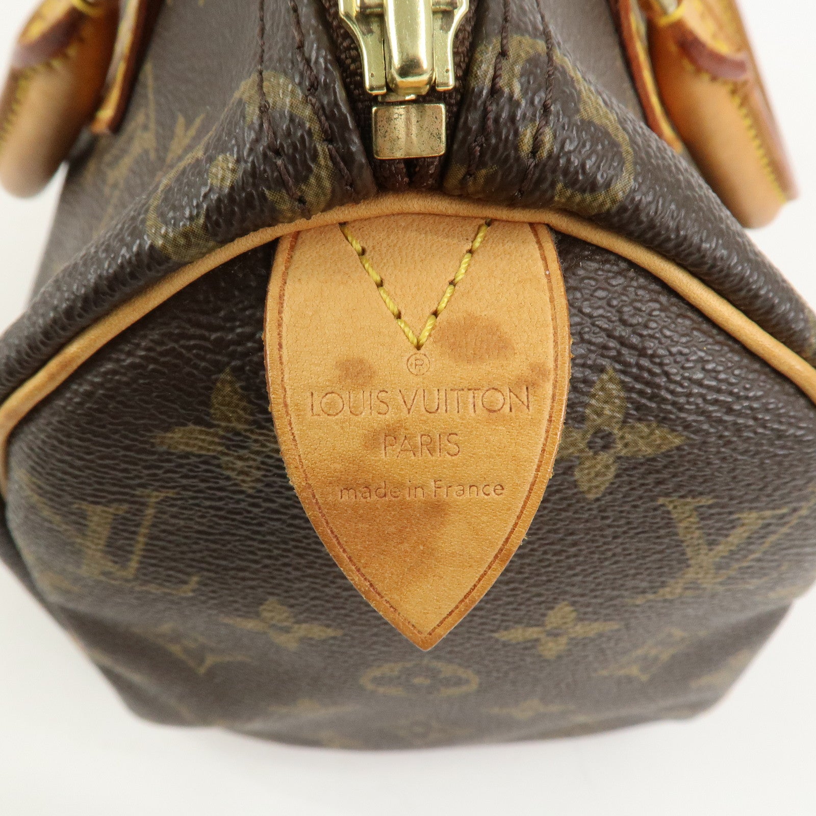 Louis Vuitton Monogram Speedy 25 Boston Bag Hand Bag Brown M41528