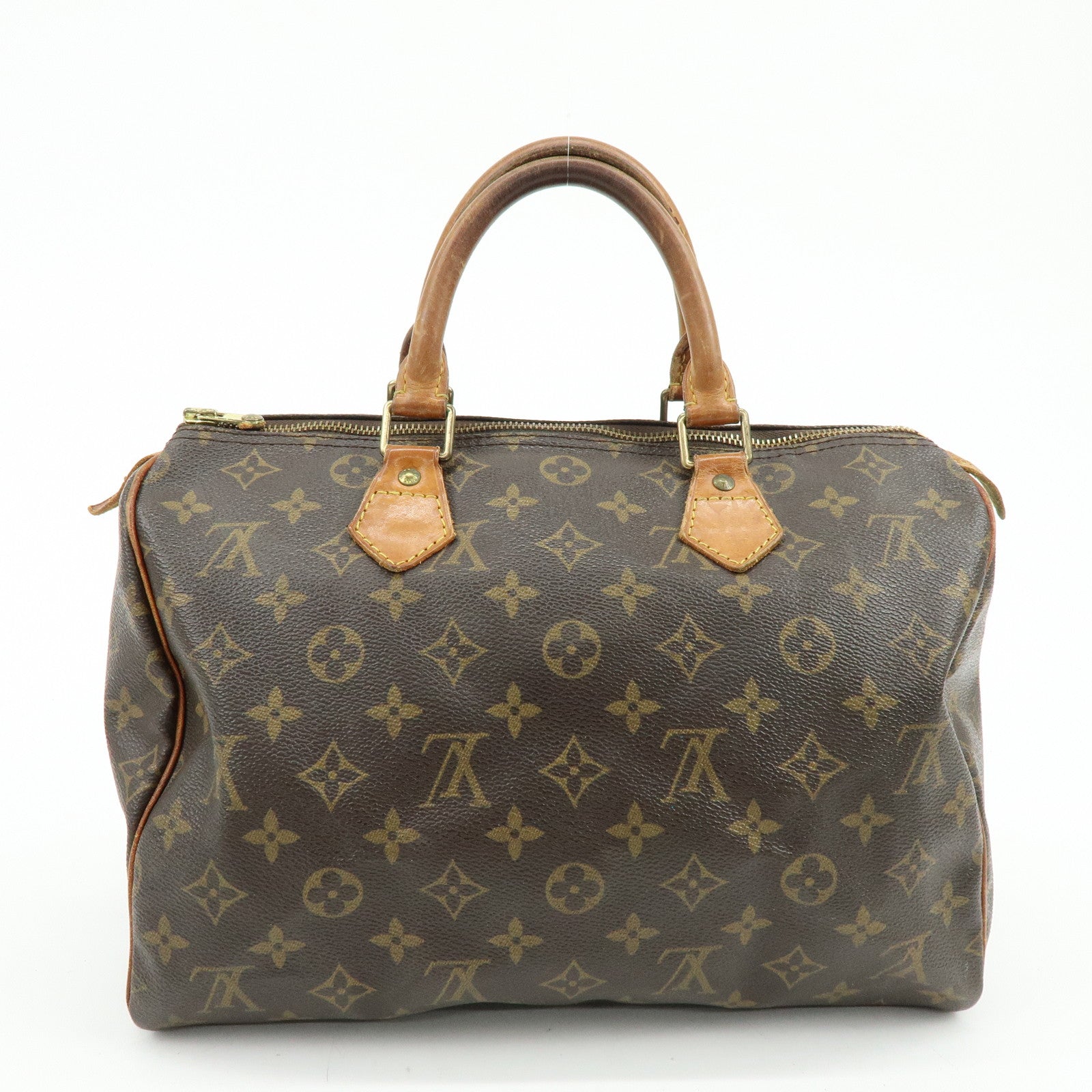 Louis Vuitton Monogram Speedy 30 Boston Bag Hand Bag Brown M41526