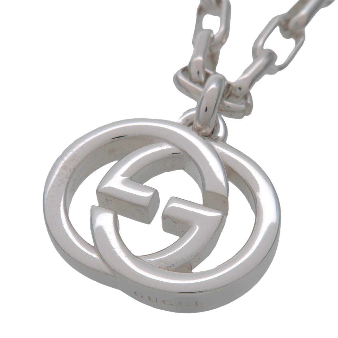 GUCCI Interlocking G Bracelet SV925 Silver 274643