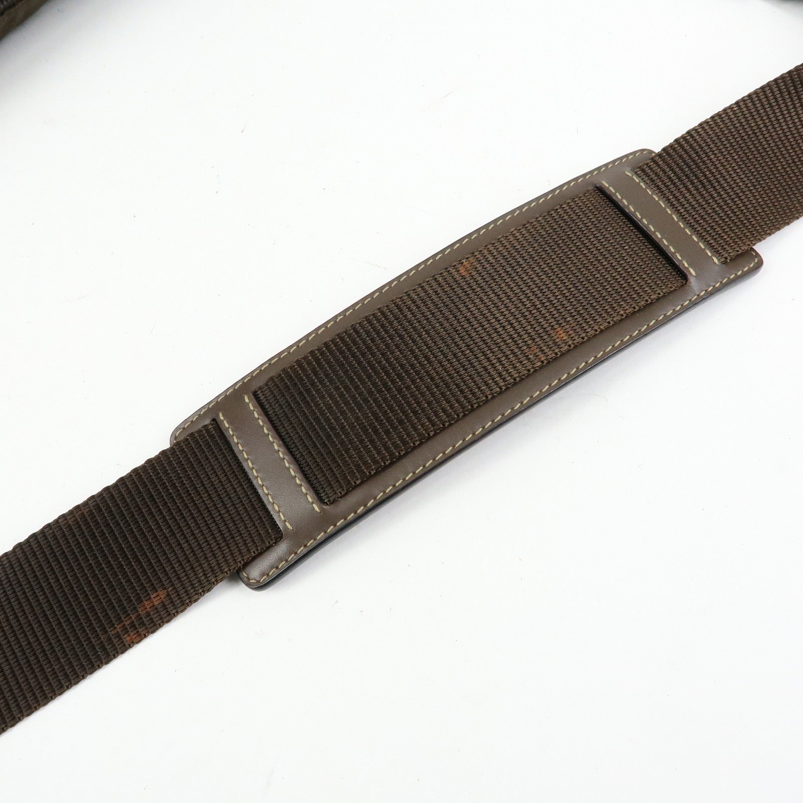 PRADA Tessuto Triangle Logo Shoulder Bag Crossbody Bag TST Khaki