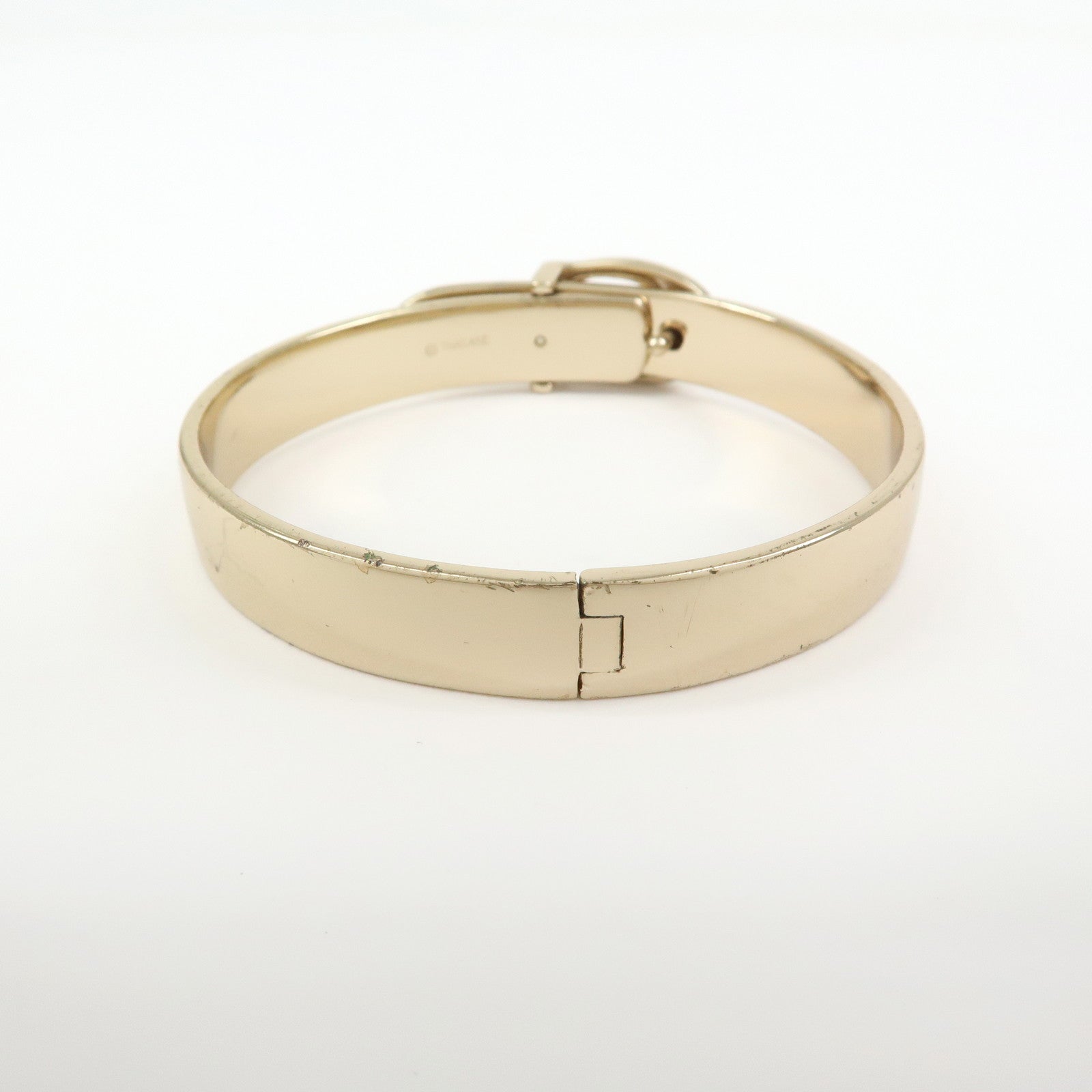 COACH Signature Set of 3 Card Case Charm Bracelet Beige Ivory Gold