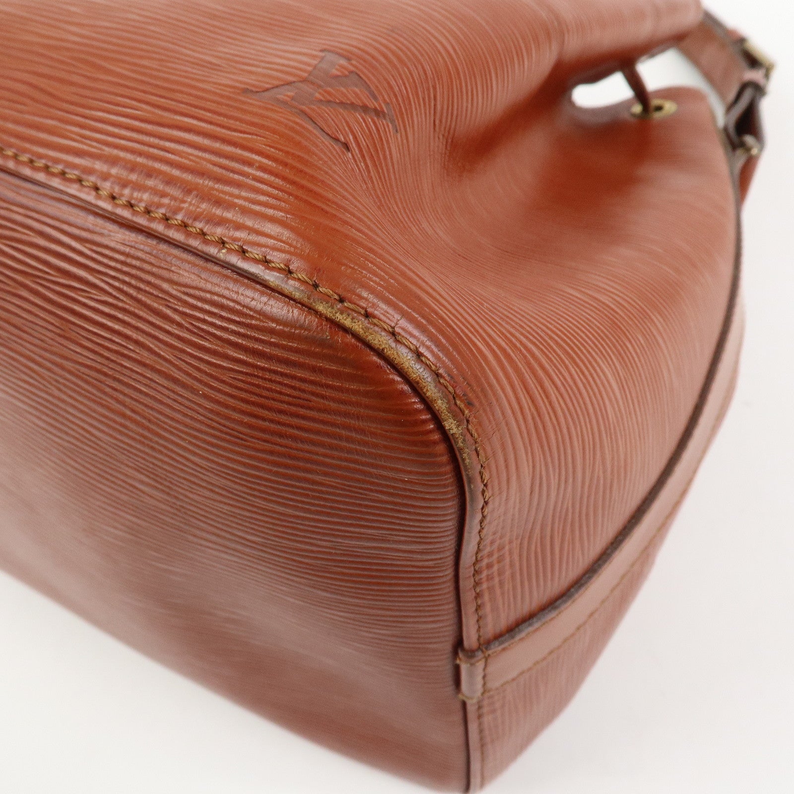 Louis Vuitton Epi Petit Noe Shoulder Bag Kenya Brown M44103