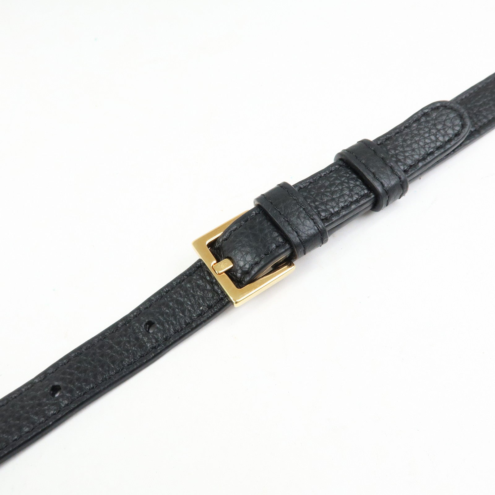 VERSACE Virtus Leather Shoulder Crossbody Bag Black Beige