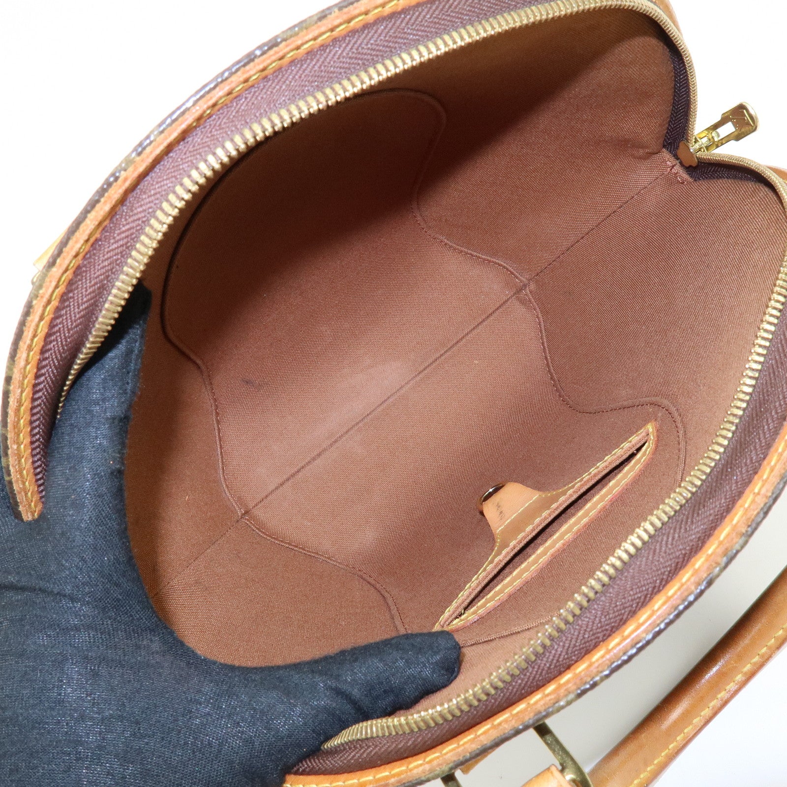 Louis Vuitton Monogram Ellipse PM Hand Bag Brown M51127
