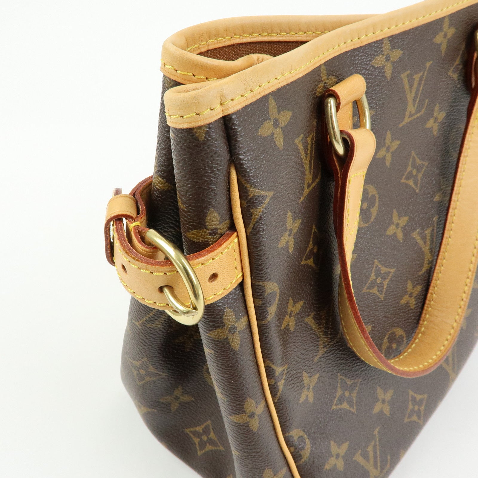Louis Vuitton Monogram Batignolles Canvas Tote Bag Hand Bag M51156