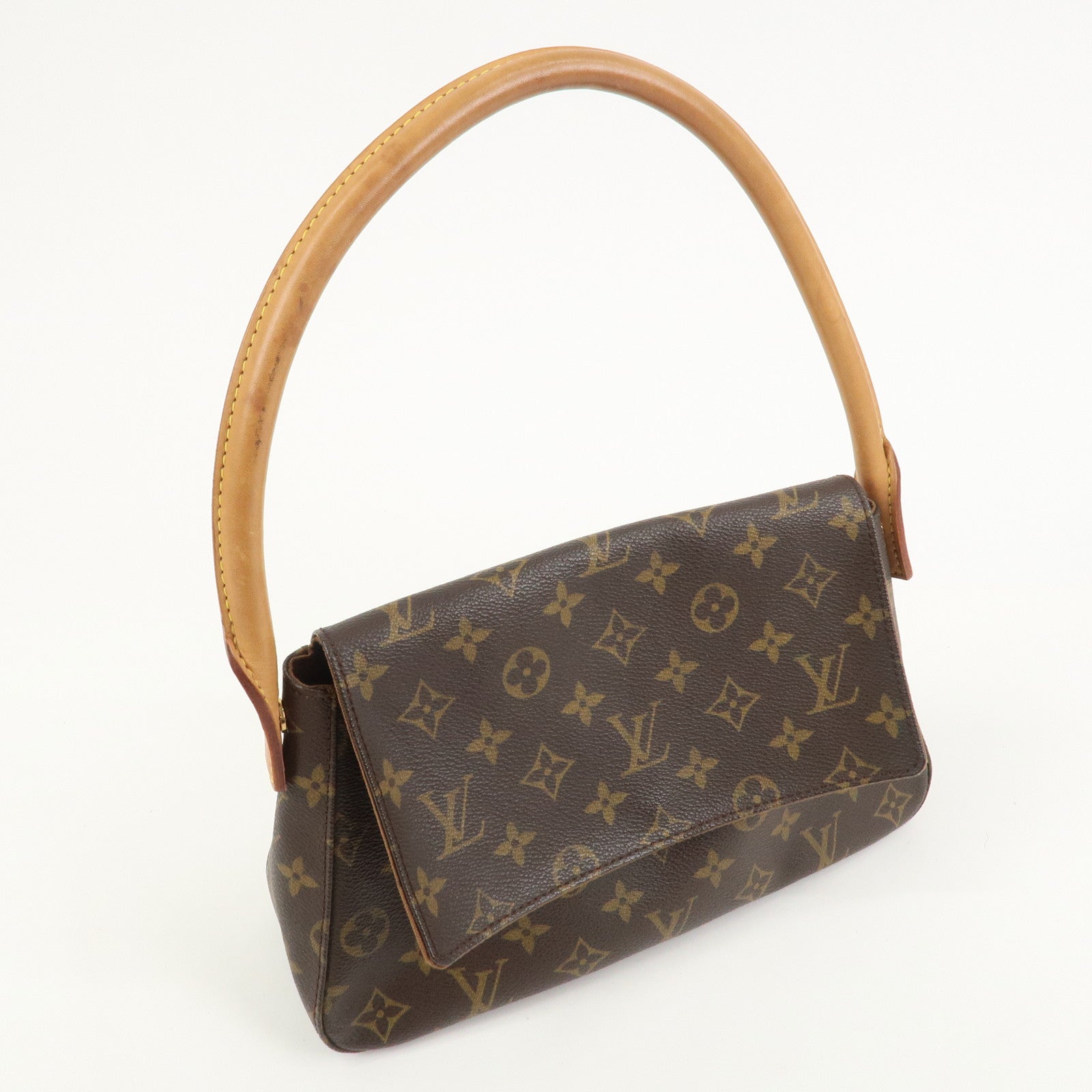 Louis Vuitton Monogram Mini Looping Shoulder Bag Brown M51147