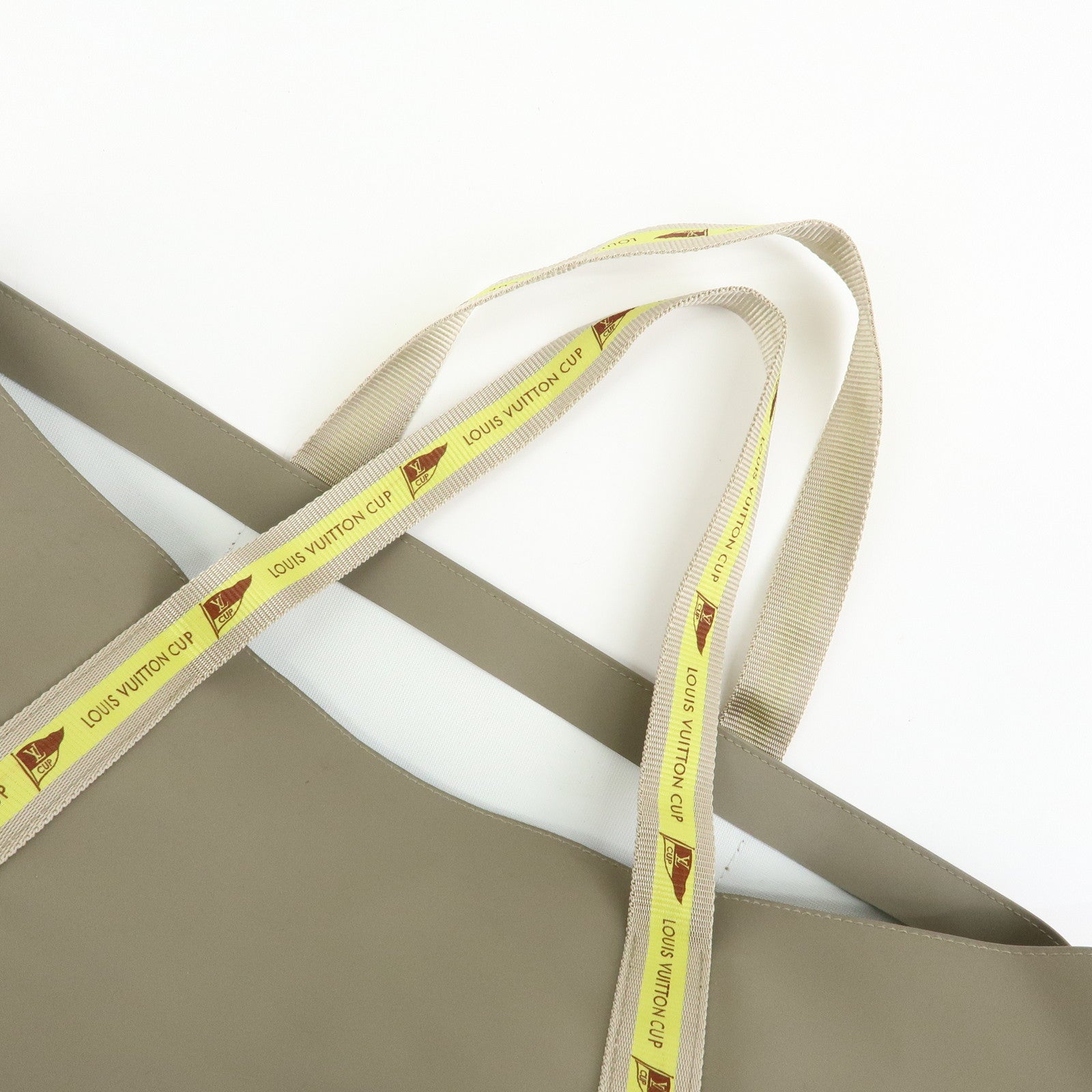 Louis Vuitton LV Cup 2003 Limited Nylon Canvas Tote Bag Gray D60181