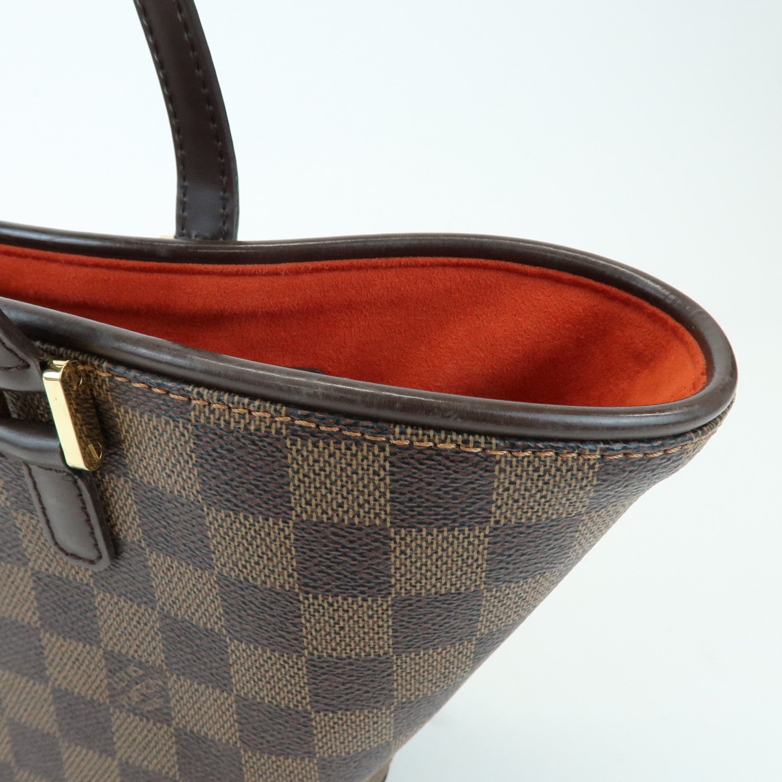 Louis Vuitton Damier Manosque PM Canvas Tote Bag Ebene N51121