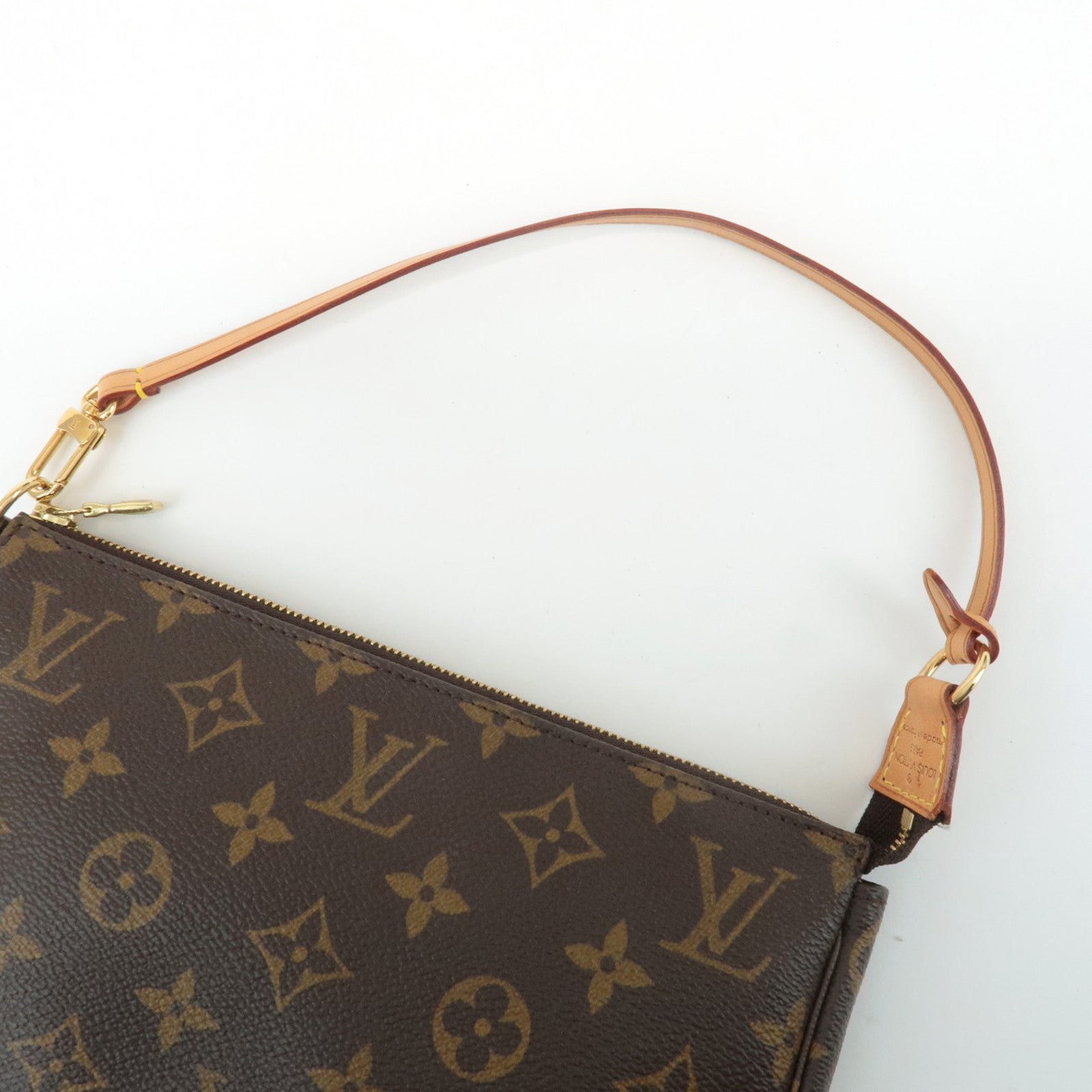 Louis Vuitton Monogram Pochette Accessoires Hand Bag Brown M51980