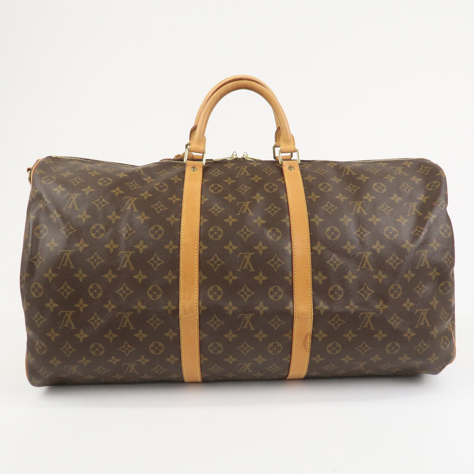 Louis Vuitton Monogram Keep All Bandouliere 60 Boston Bag M41412
