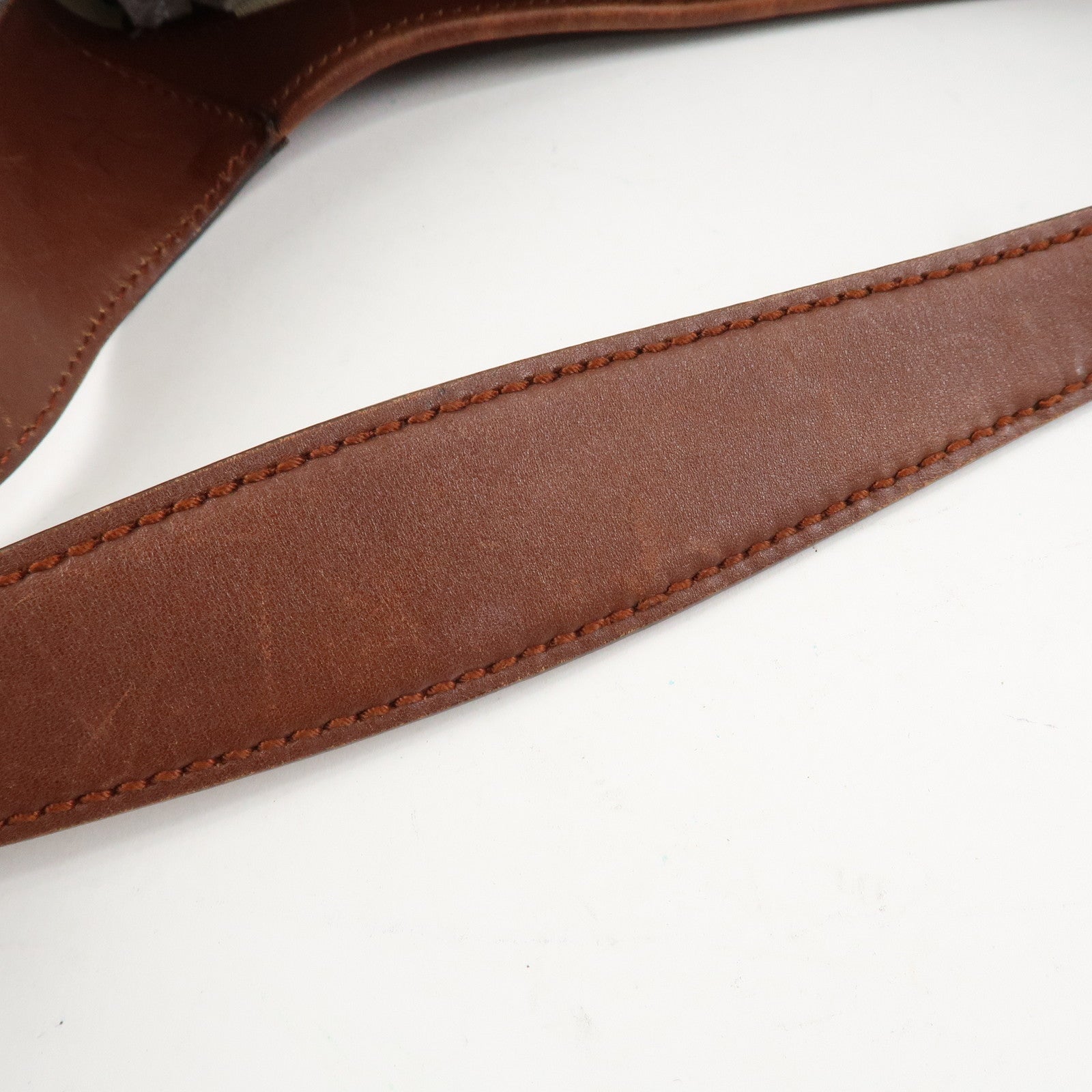 GUCCI Guccissima Leather Shoulder Bag Hand Bag Brown 145778 Used