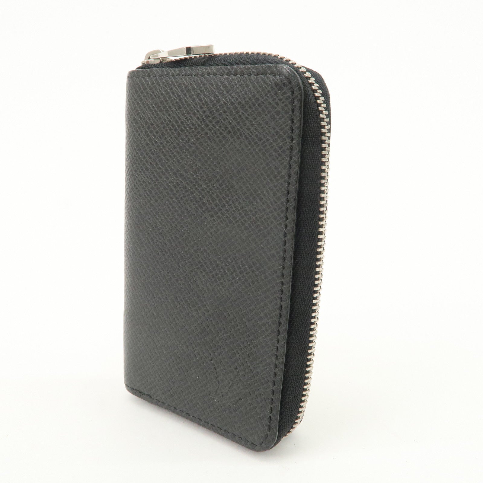 Louis Vuitton Taiga Zippy Coin Purse Coin Case Noir M30511