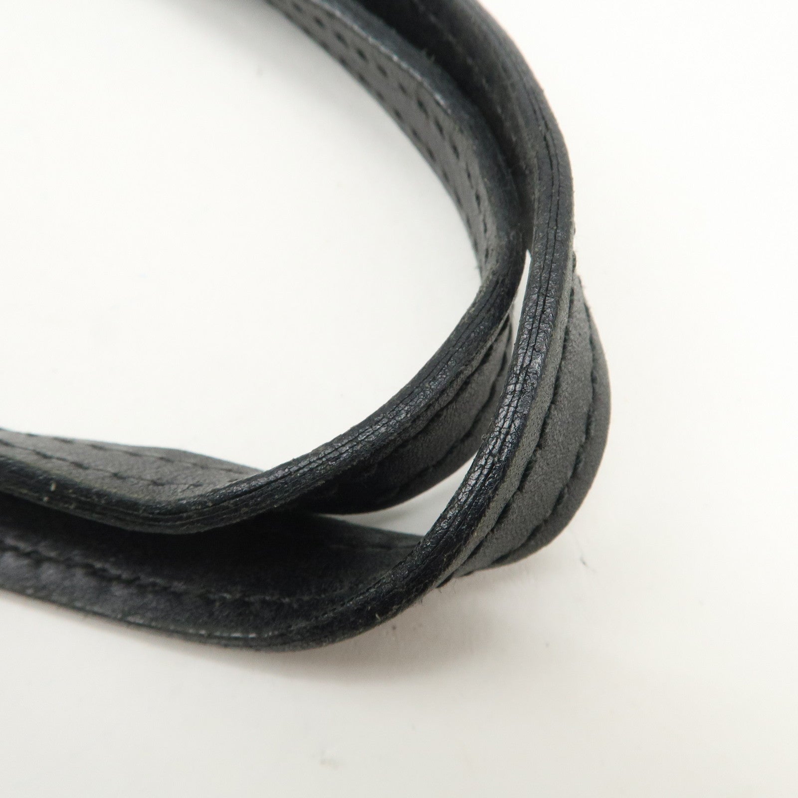 GUCCI GG Canvas Leather Tote Bag Hand Bag Shoulder Bag Black 107757