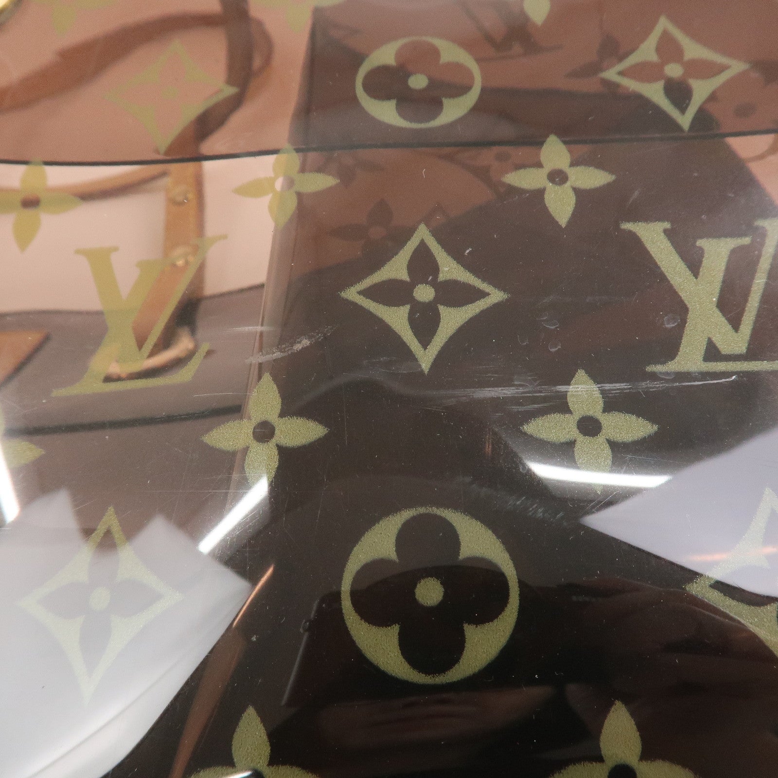 Louis Vuitton Monogram Cabas Cruise Vinyl Tote Bag Brown M50500