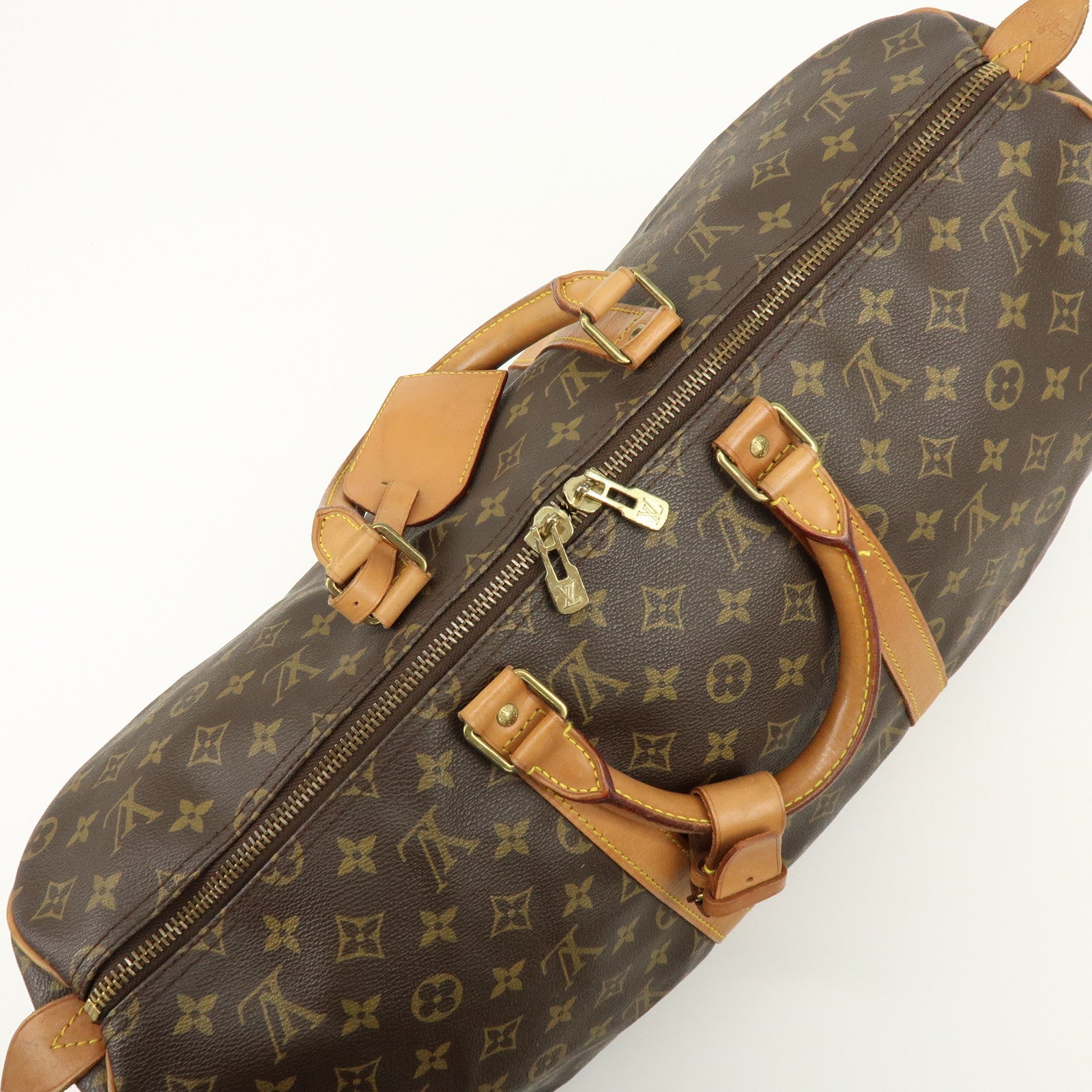 Louis Vuitton Monogram Keep All 50 Boston Bag Brown M41426