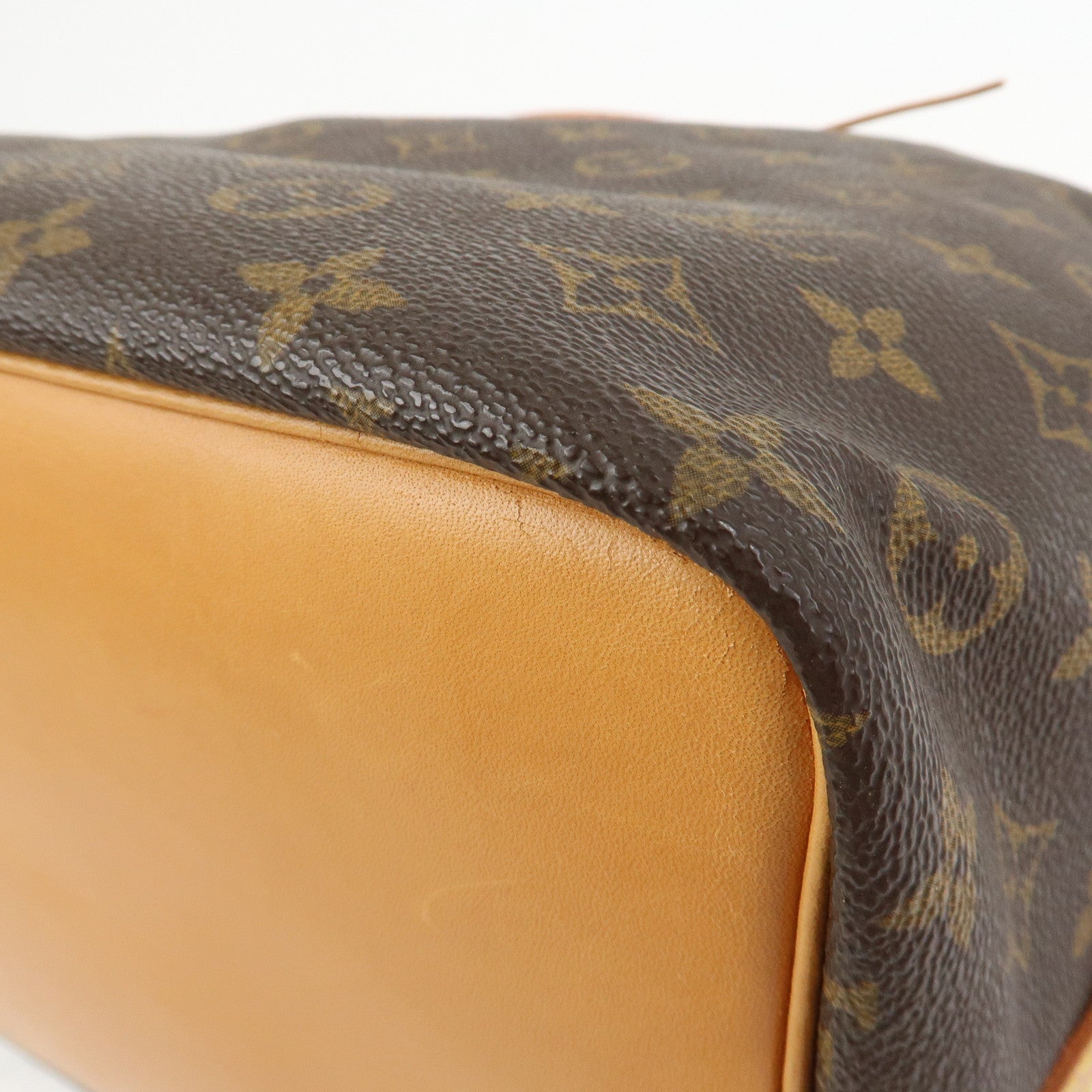 Louis Vuitton Monogram Petit Noe Shoulder Bag Brown M42226