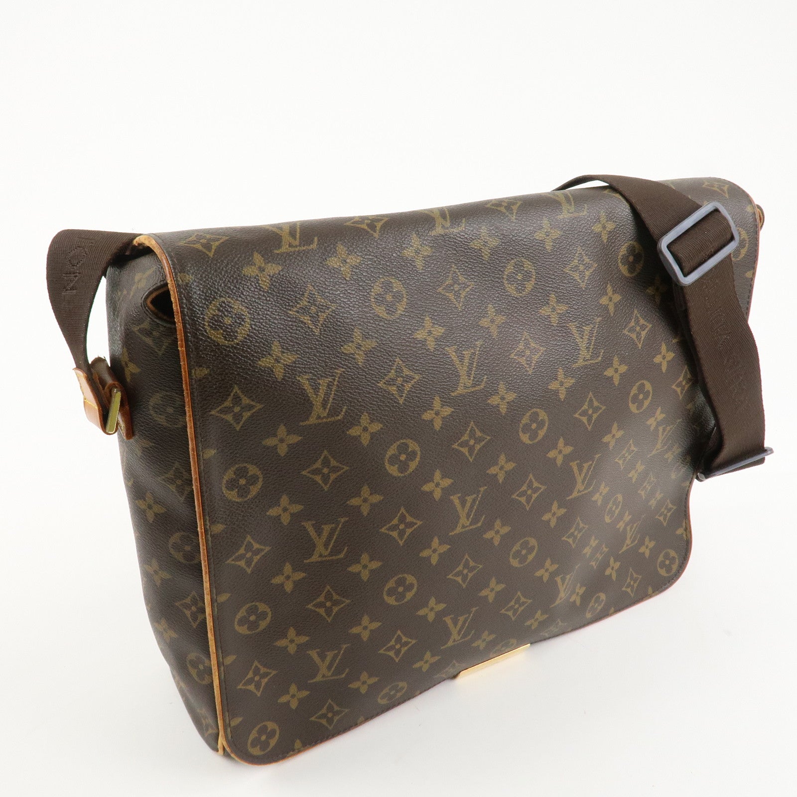 Louis Vuitton Monogram Abbesses Messenger Bag Brown M45257 Used