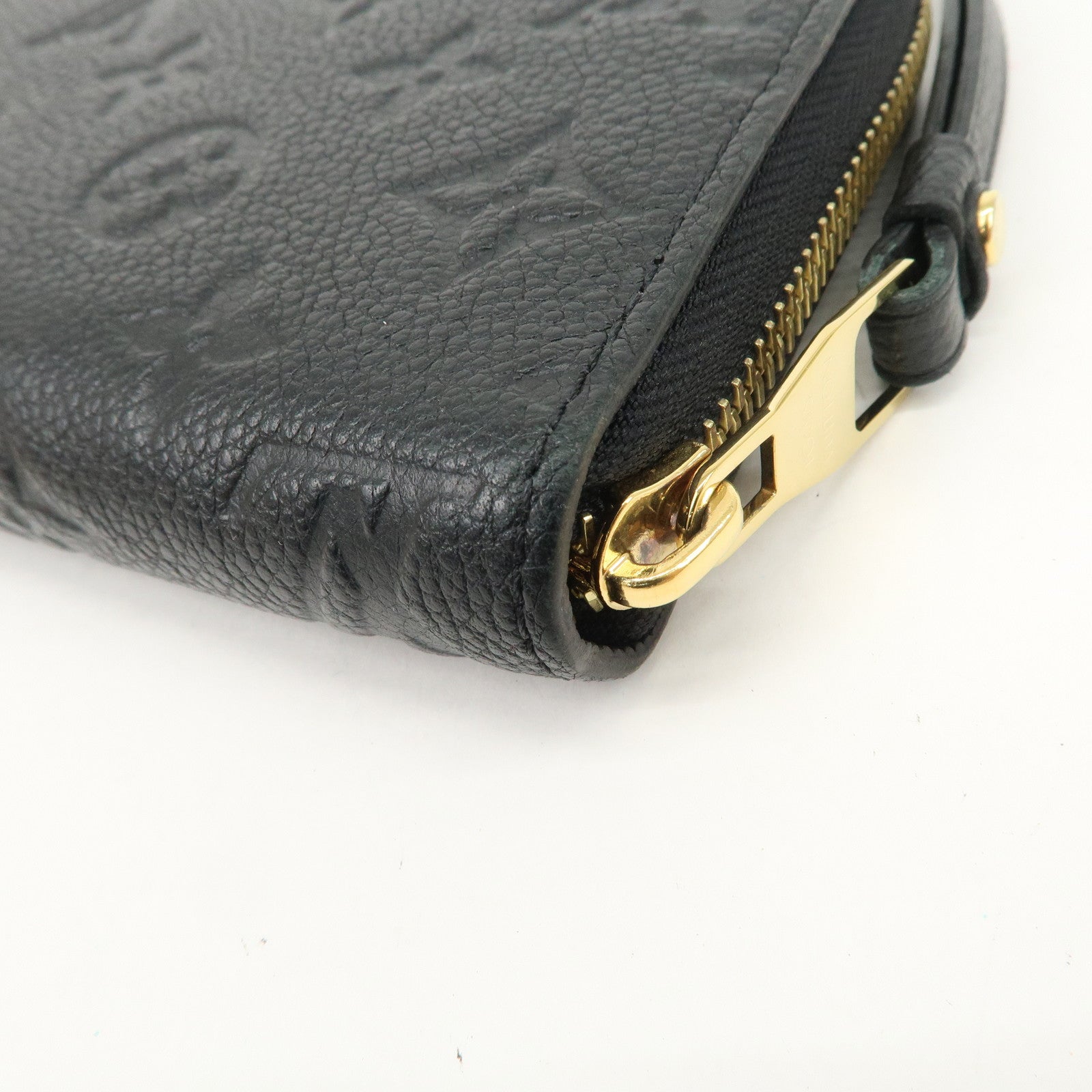 Louis Vuitton Monogram Empreinte Zippy Wallet Noir M61864