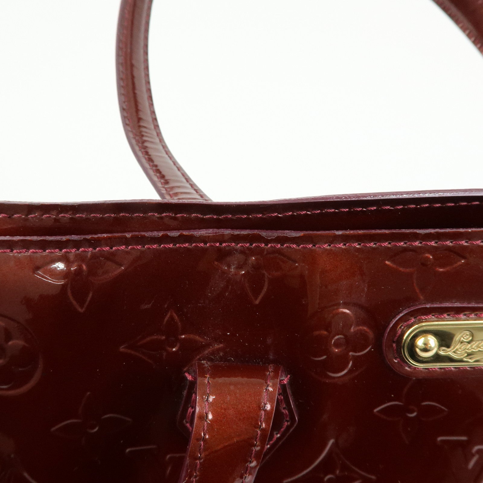 Louis Vuitton Monogram Vernis Leather Wilshire MM Tote Bag M91646