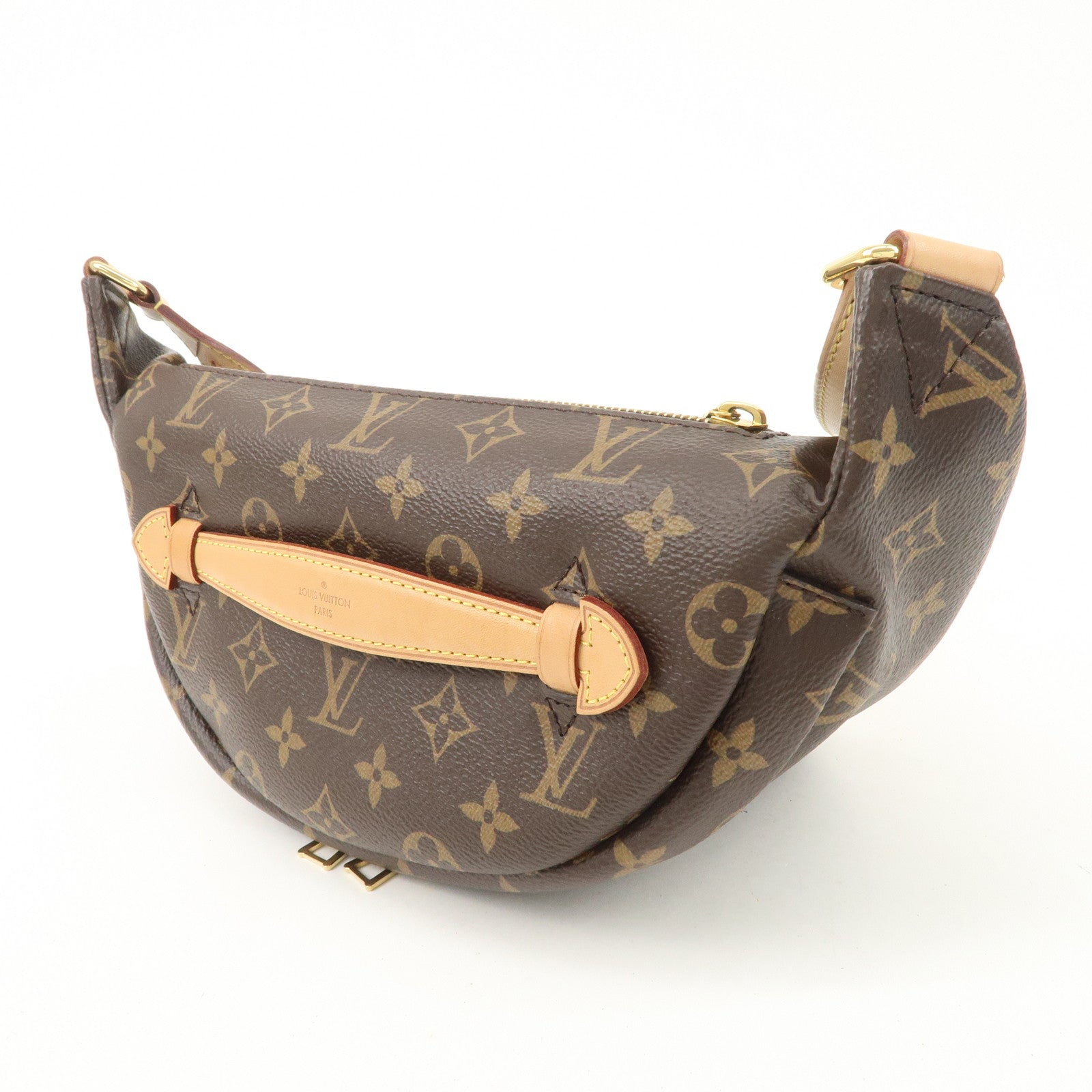 Louis Vuitton Monogram Bumbag Crossbody Bag Brown M43644 Used