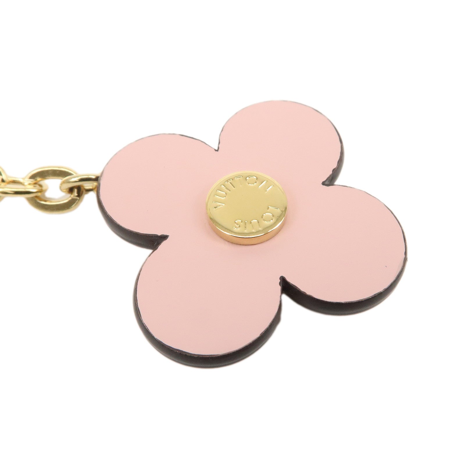 Louis Vuitton Porte Cles Blooming Flower BB Bag Charm Pink M63085