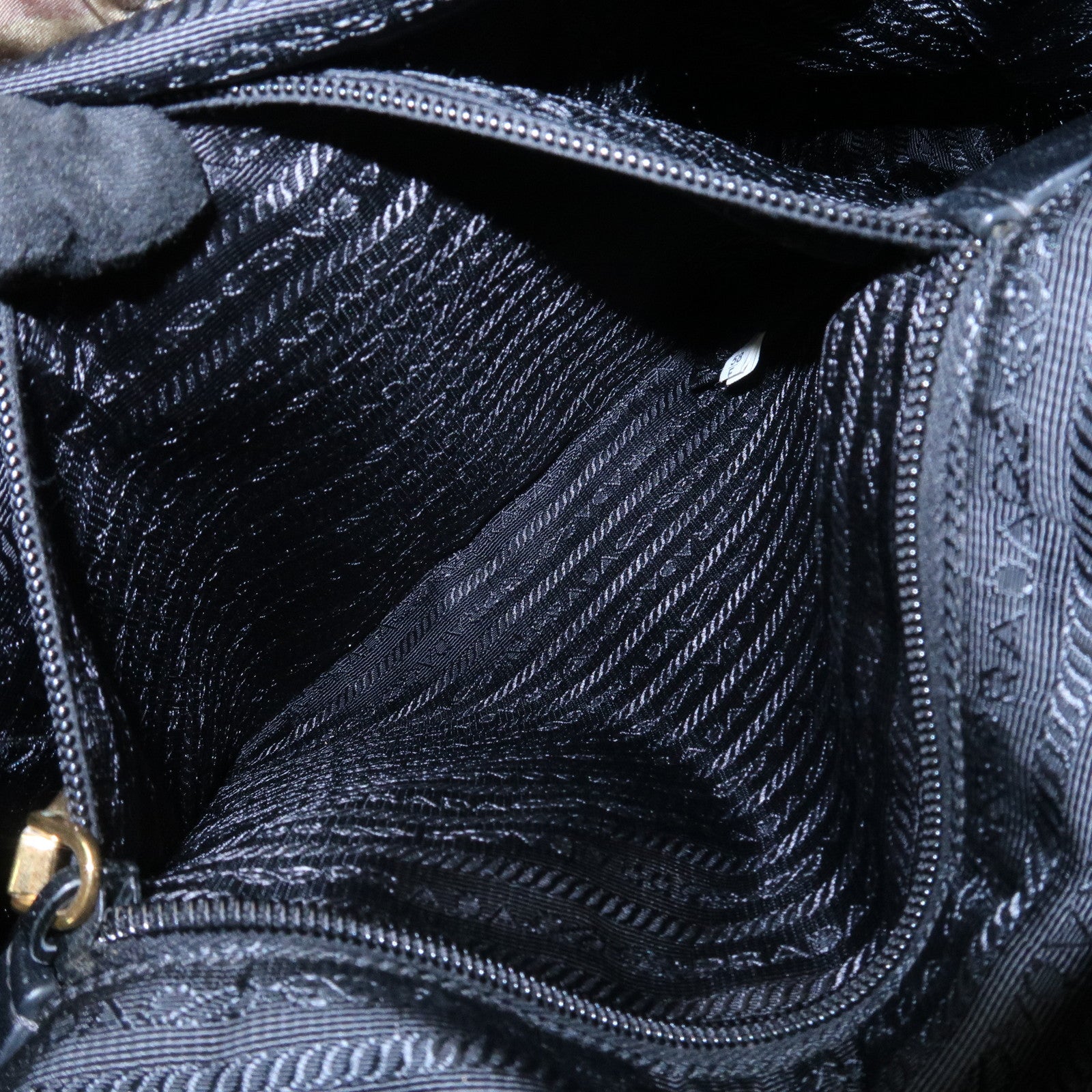 PRADA Triangle Logo Nylon 2Way Bag Shoulder Bag Tote Bag B2600A