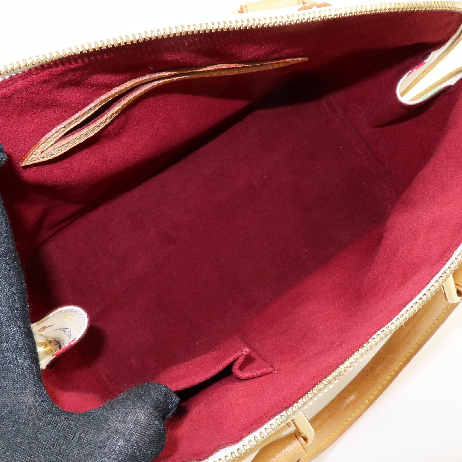 Louis Vuitton Monogram Multicolor Alma PM Hand Bag Blanc M92647