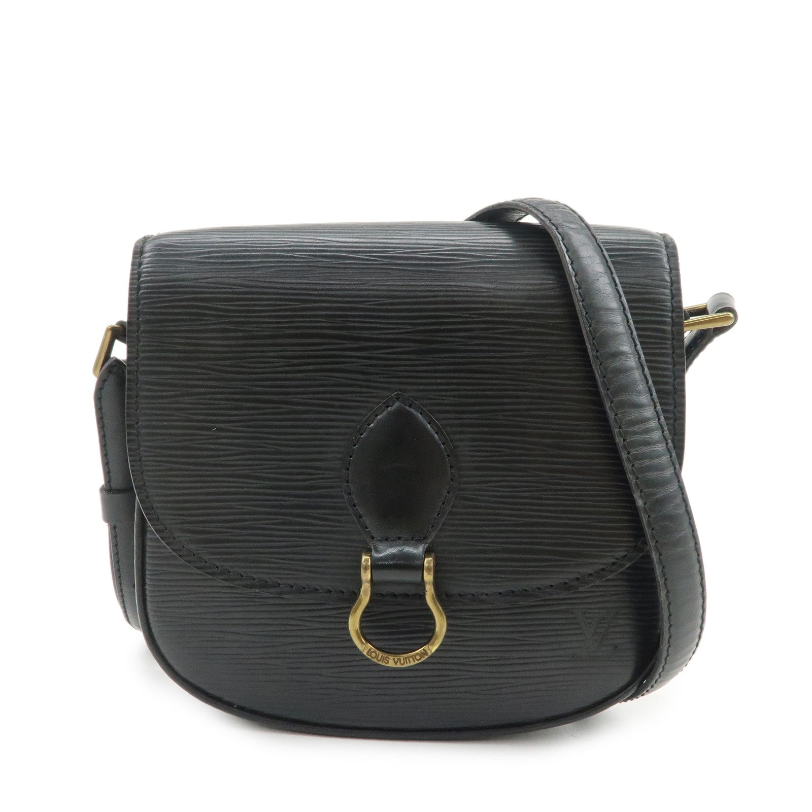Louis Vuitton Epi Mini Saint Cloud Shoulder Bag Noir Black M52212