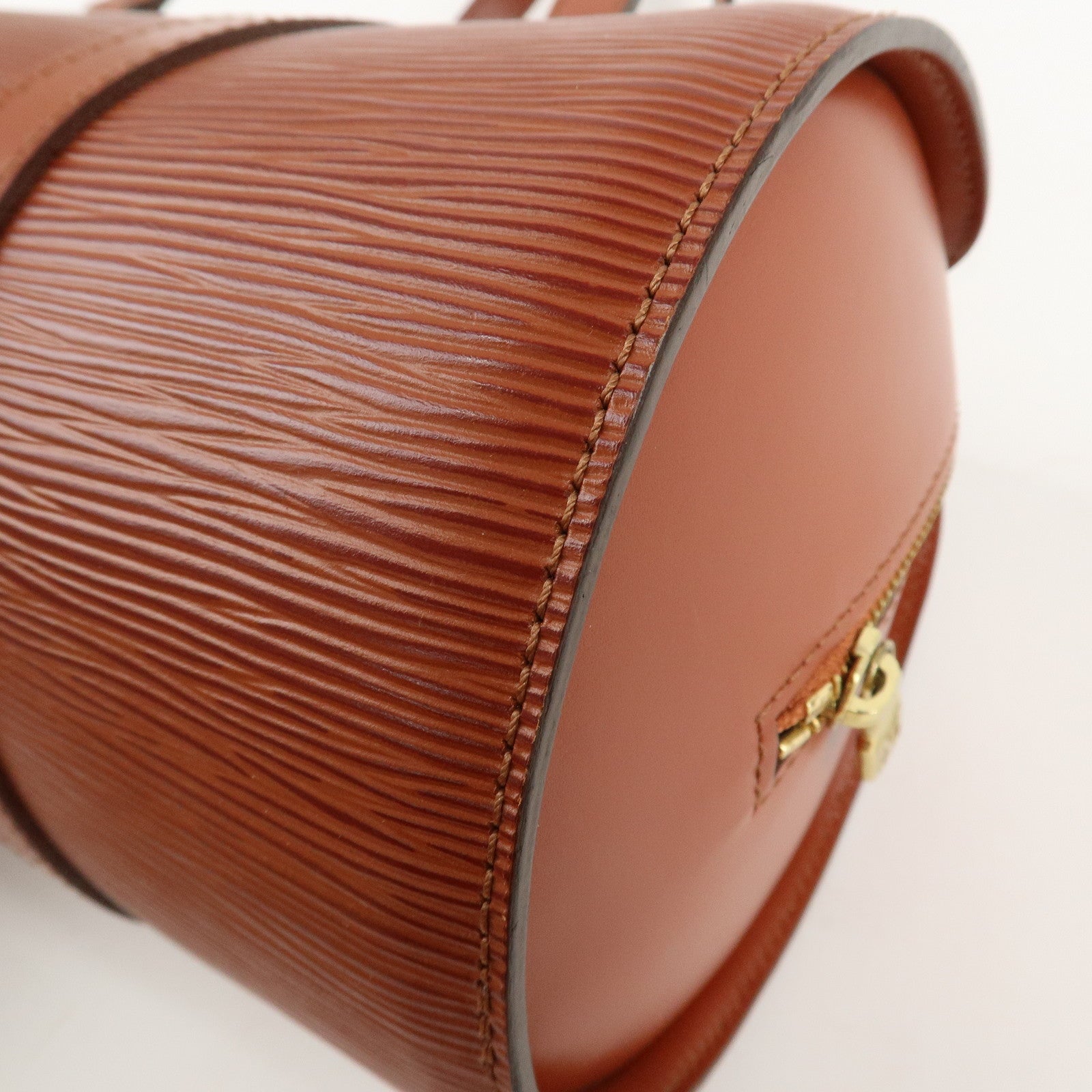 Louis Vuitton Epi Soufflot Shoulder Bag Kenya Brown M52223 Used