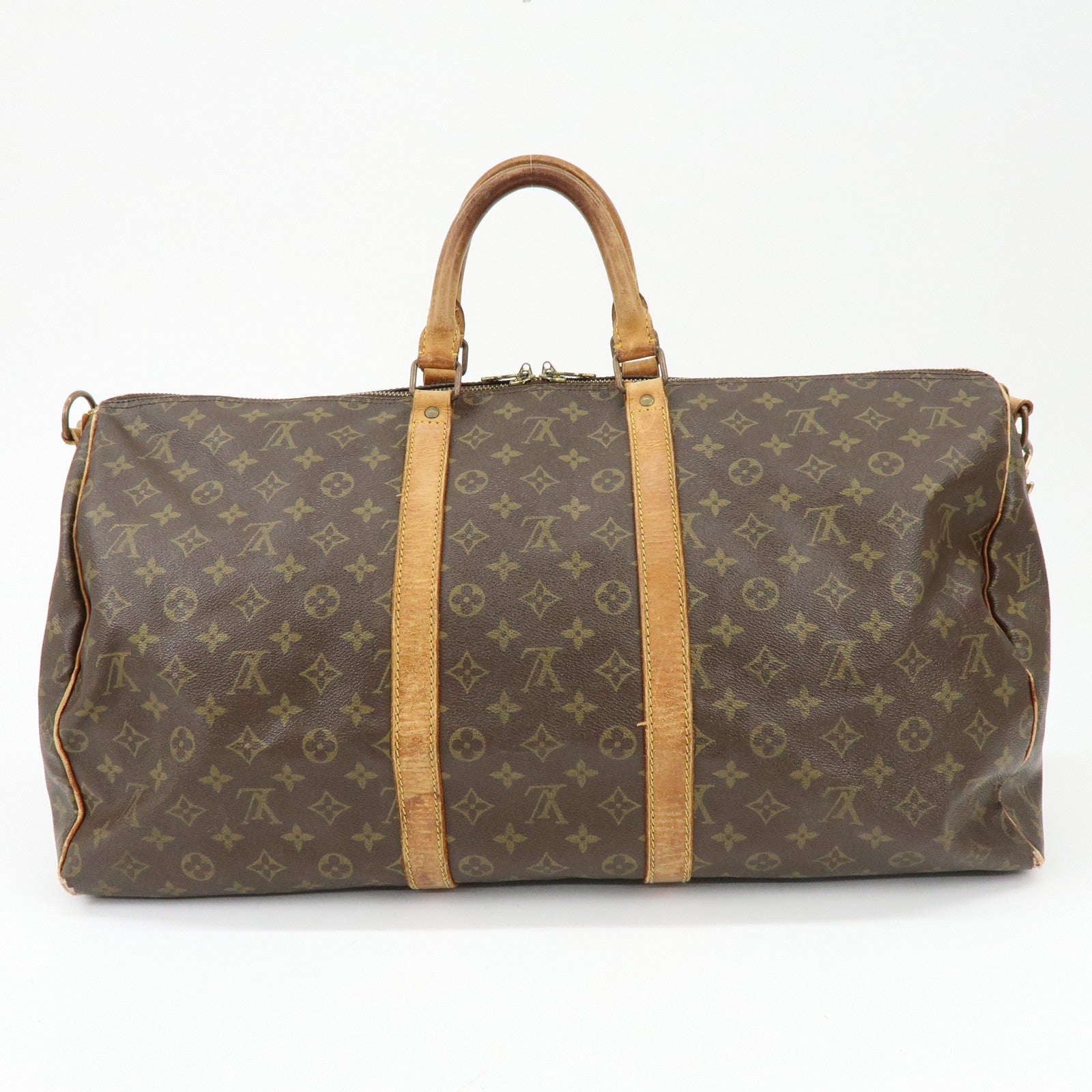Louis Vuitton Monogram Keep All Bandouliere 55 Boston Bag M41414