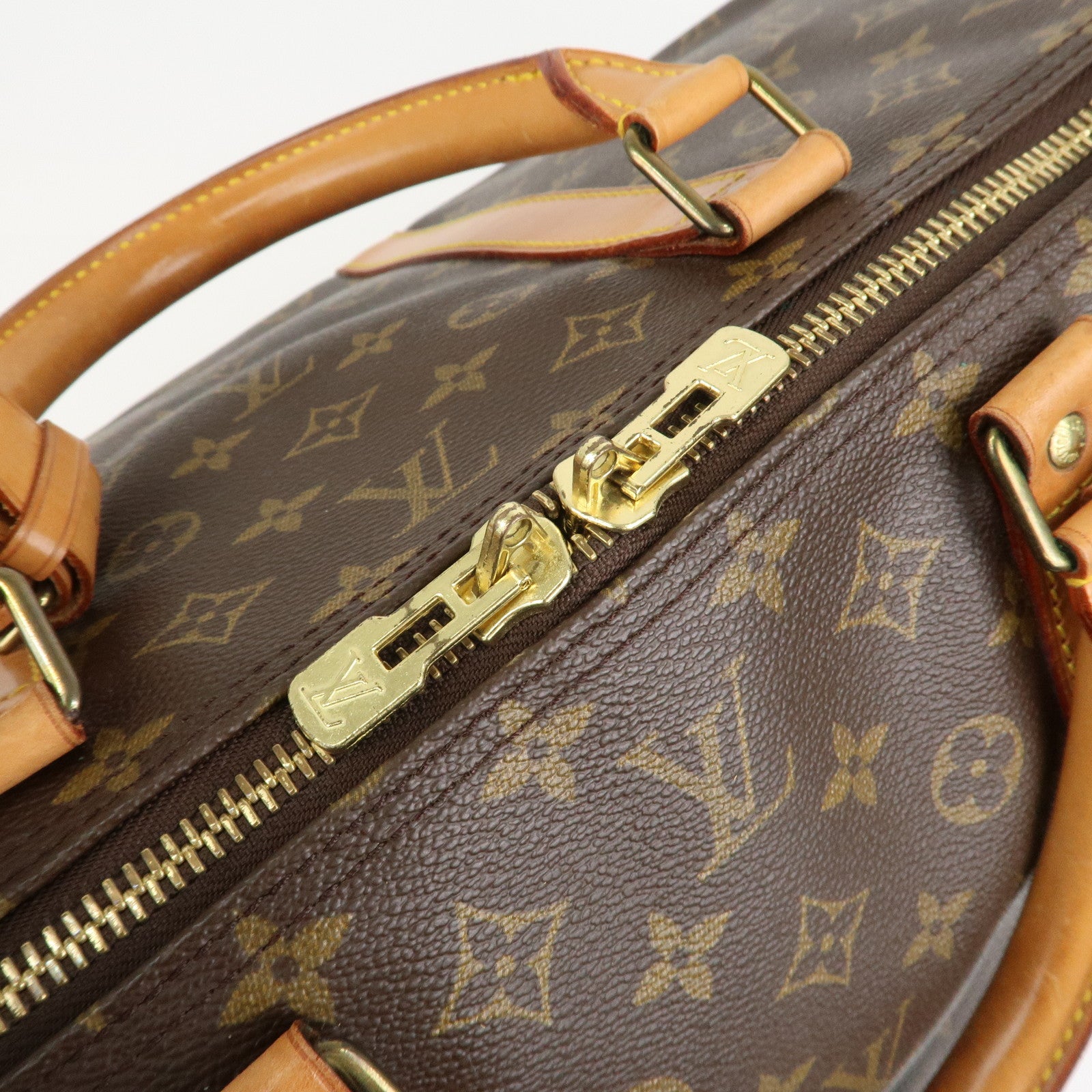 Louis Vuitton Monogram Keep All 60 Boston Bag Brown M41422