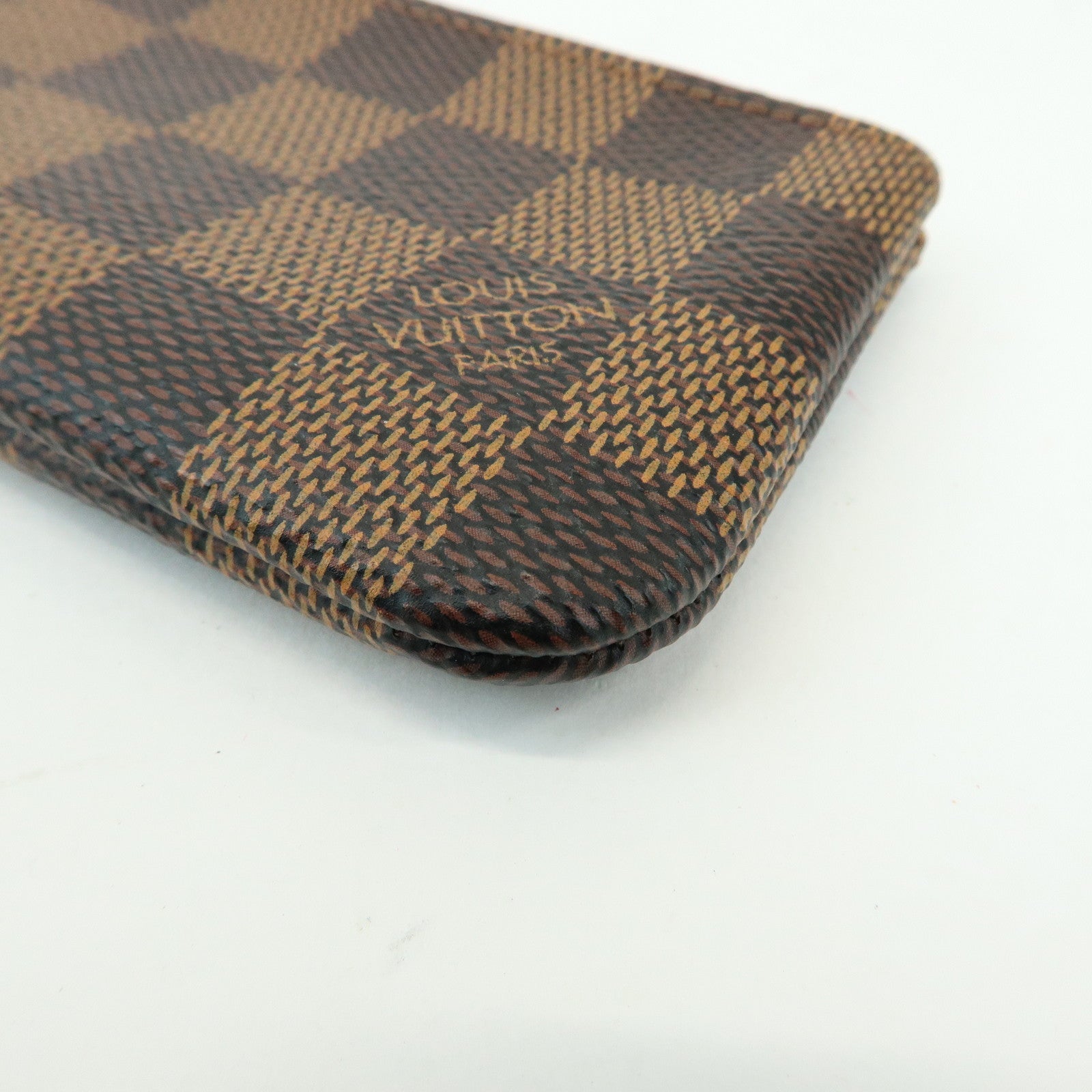 Louis Vuitton Damier Canvas Pochette Cles Damier Ebene N62658
